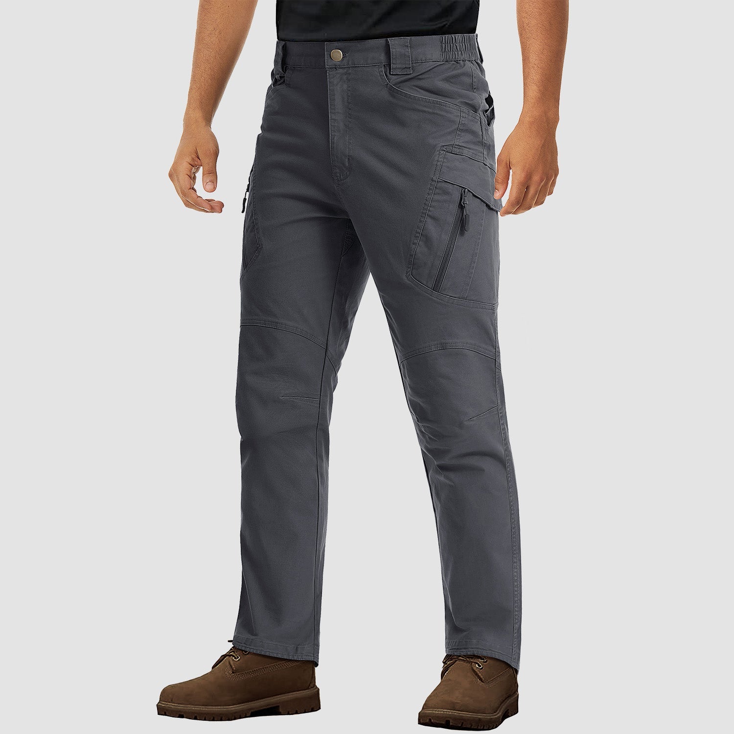 Men's Rip-Stop Tactical Cargo Pants - 9 Pockets, Lightweight