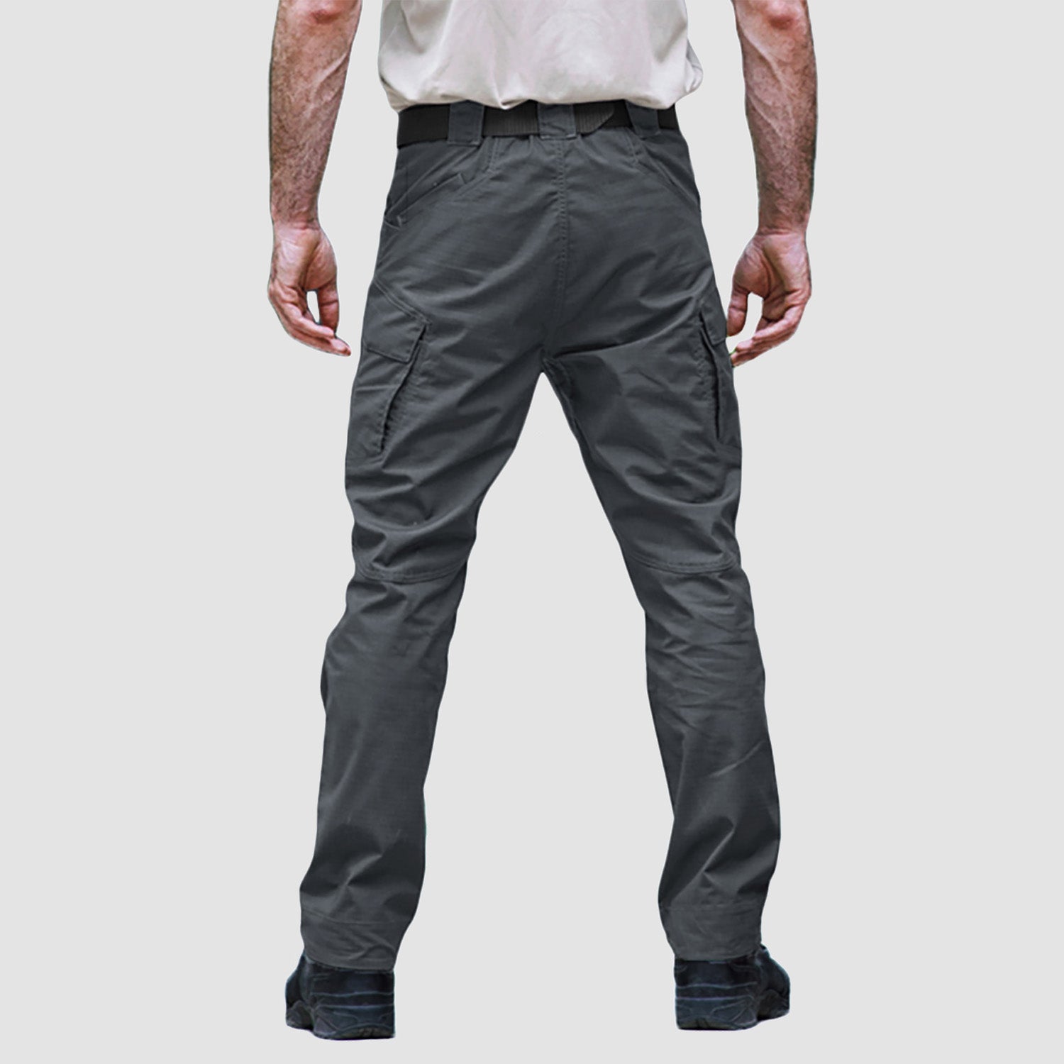 Men's Tactical Pants with 9 Pockets Rip-Stop Work Hiking Pants