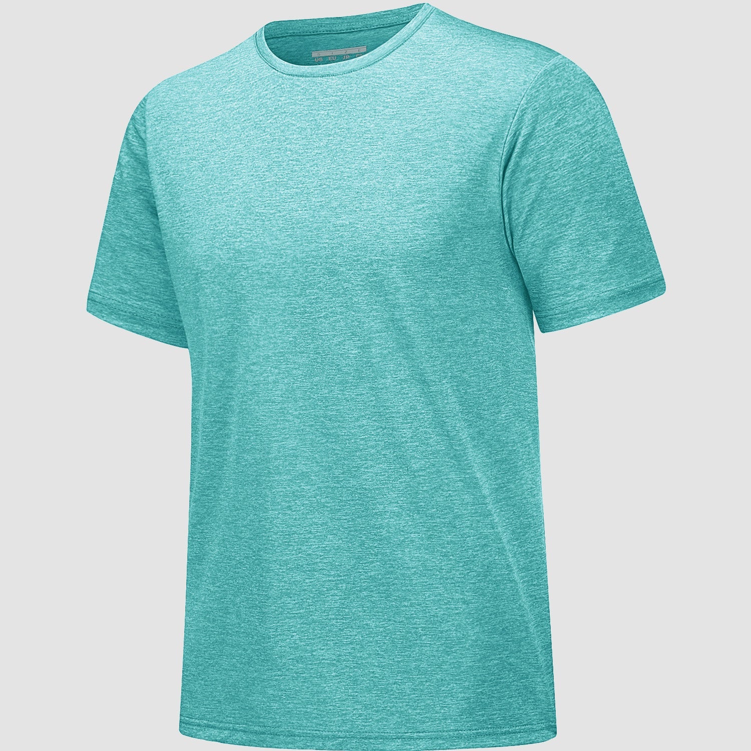 Men's Tag-Free Moisture-Wicking Athletic Fitness T-Shirt