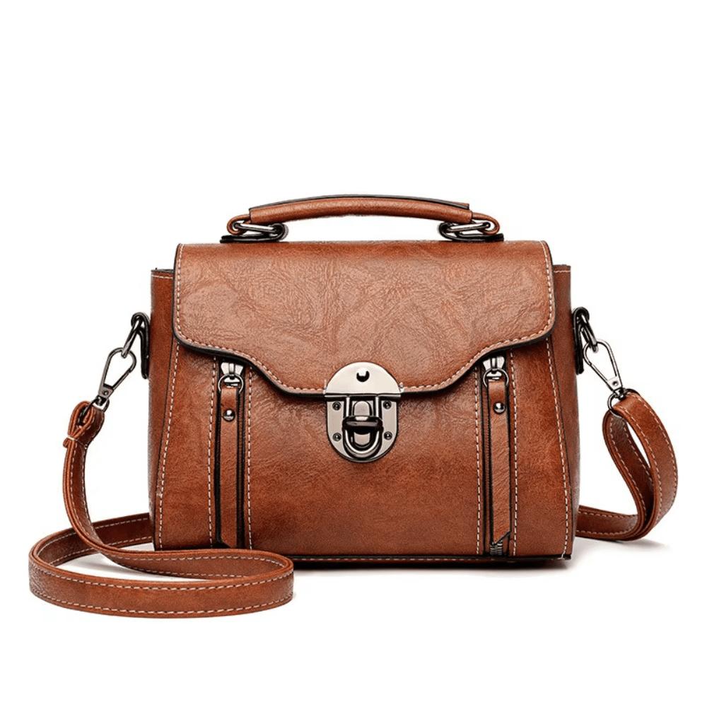 Zoe™ Timeless Elegance | Vintage Flap Handbag - veyora