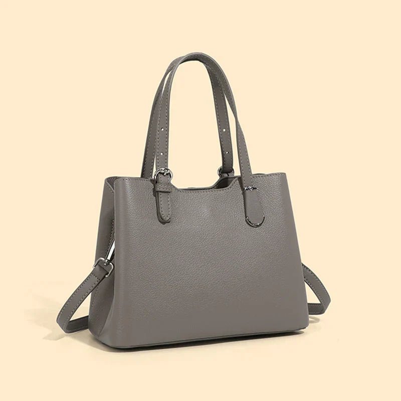 Aria™ - 3 Layers Genuine Cow Leather Shoulder Bag - veyora