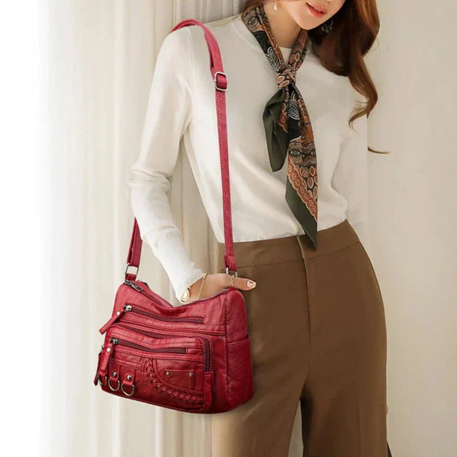 Olivia™ Vintage Charm | Soft Zipper Bag - veyora