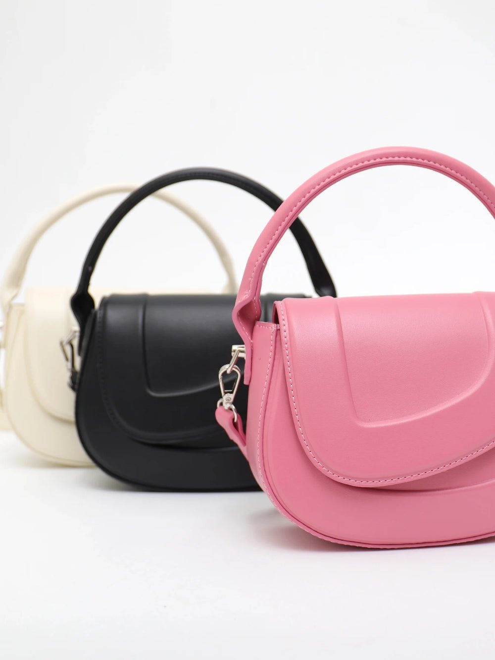 Charlotte™ Luxe Statement | Minimalist Saddle Bag - veyora