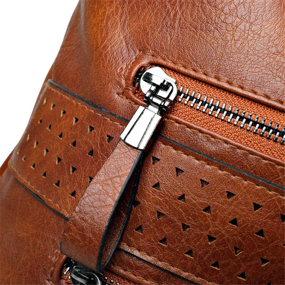 Ellie™ Double Charm | Multi Pocket Shoulder Bag - veyora