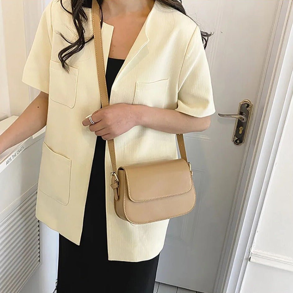 Avery™ Classic Saddle | Crossbody Bag - veyora