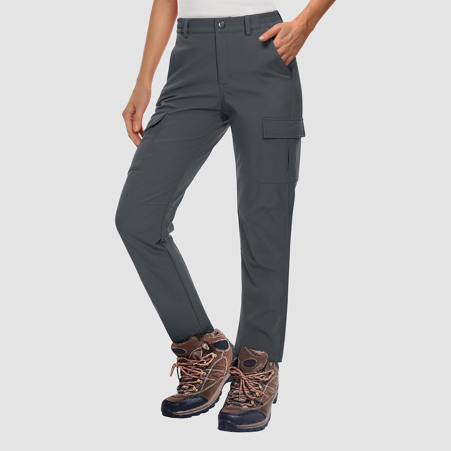 Women's Hiking Pants - Fleece-Lined & Water-Resistant