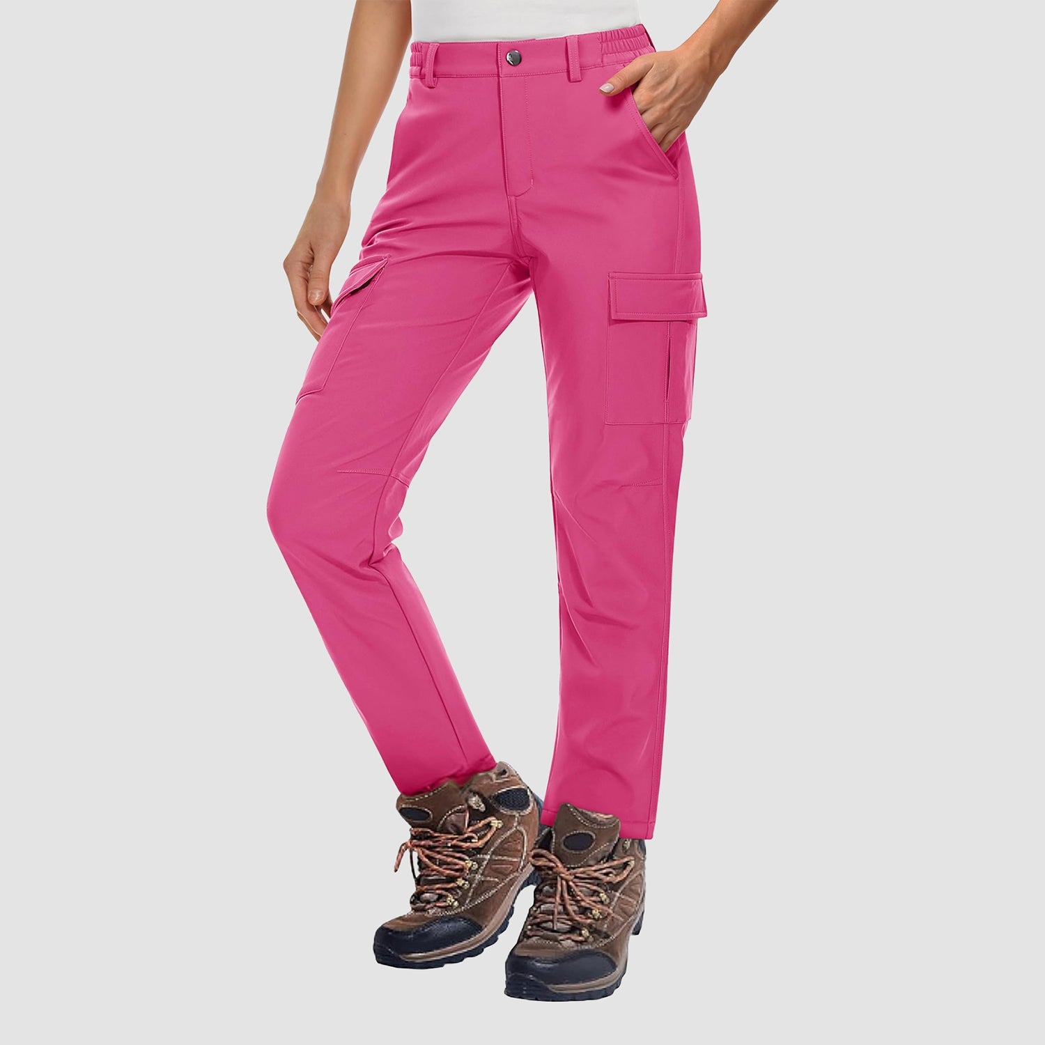 Women's Hiking Pants - Fleece-Lined & Water-Resistant