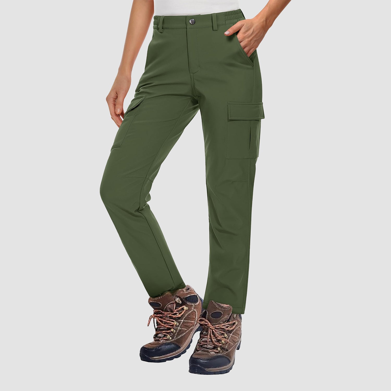 Women's Hiking Pants - Fleece-Lined & Water-Resistant