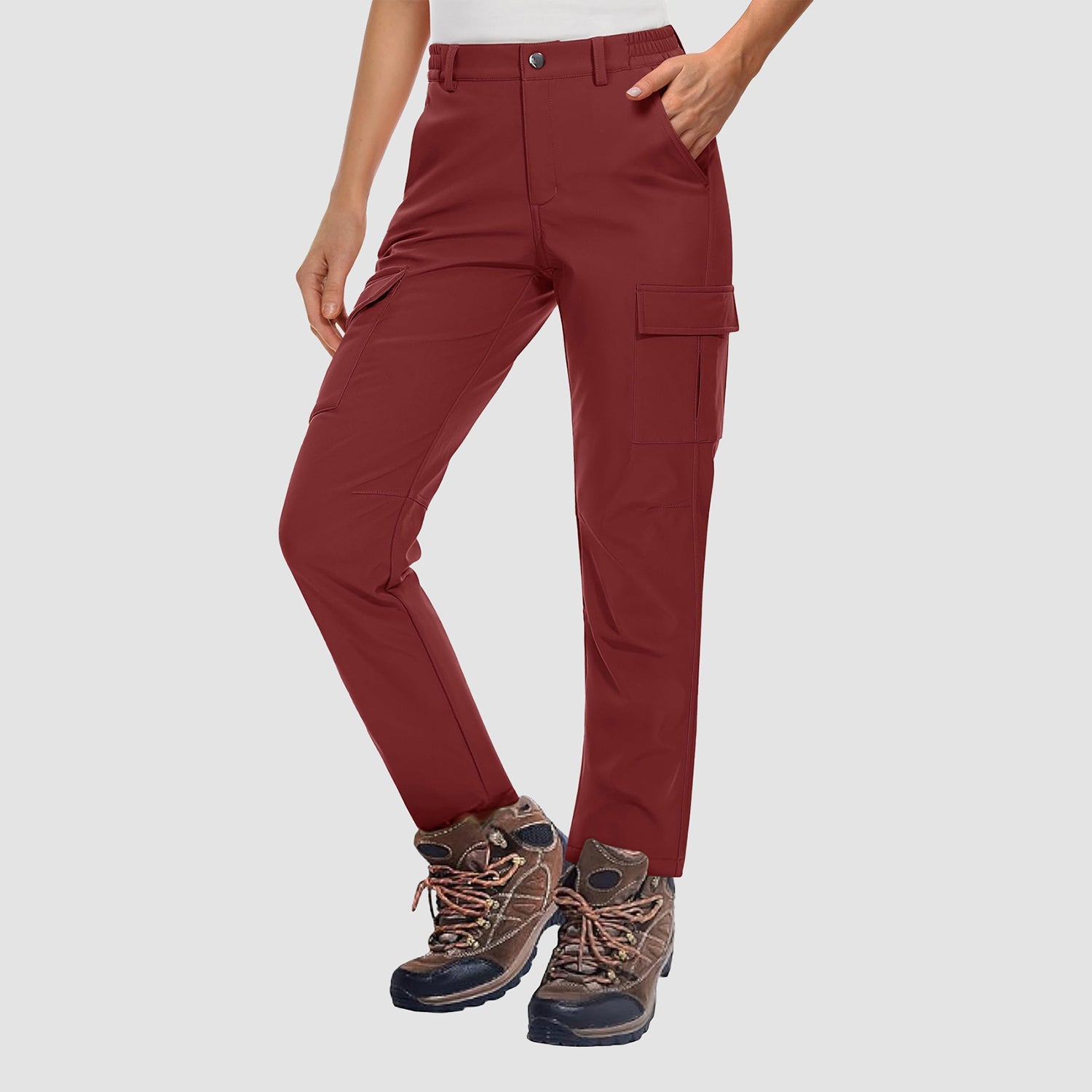 Women's Hiking Pants - Fleece-Lined & Water-Resistant