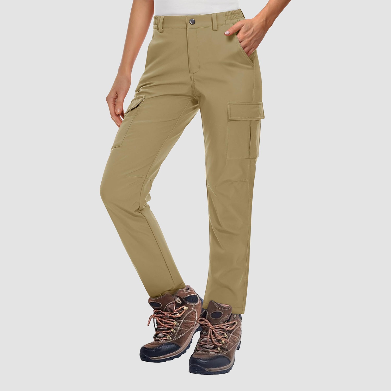Women's Hiking Pants - Fleece-Lined & Water-Resistant