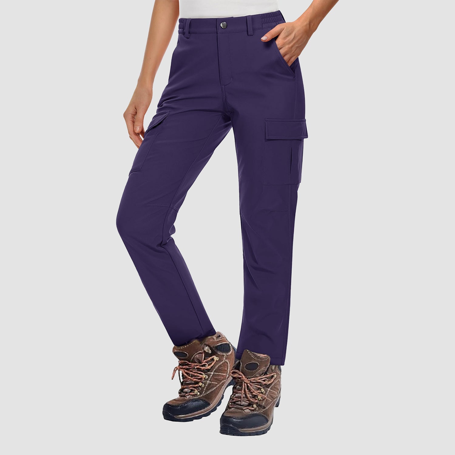 Women's Hiking Pants - Fleece-Lined & Water-Resistant