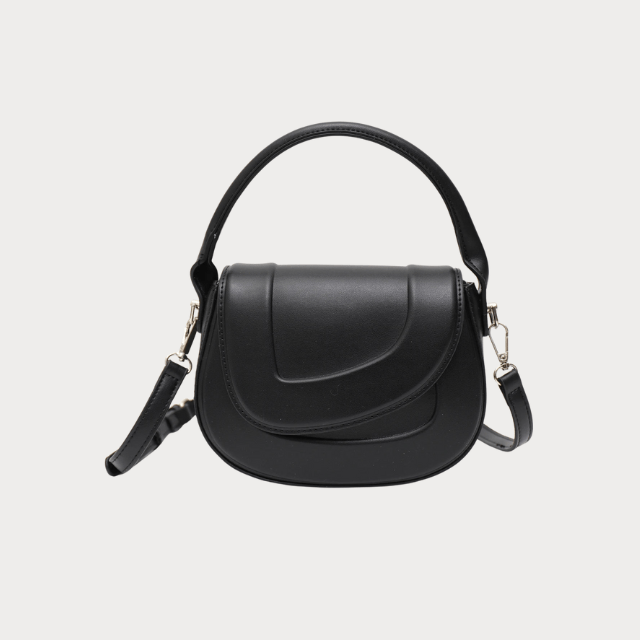 Charlotte™ Luxe Statement | Minimalist Saddle Bag - veyora