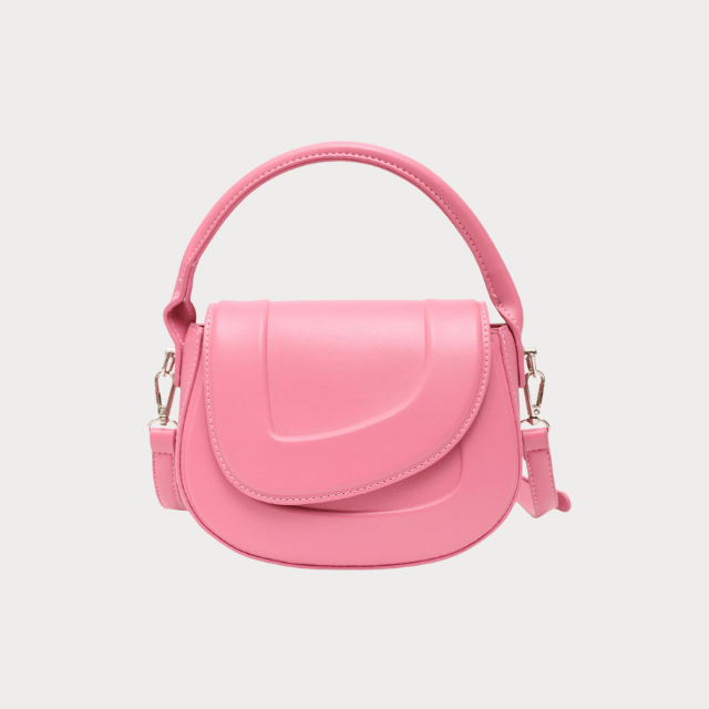 Charlotte™ Luxe Statement | Minimalist Saddle Bag - veyora