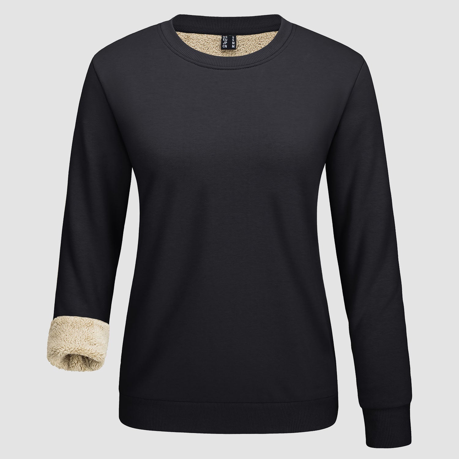 Women's Fleece Sweatshirt - Crewneck, Winter Warm & Cozy