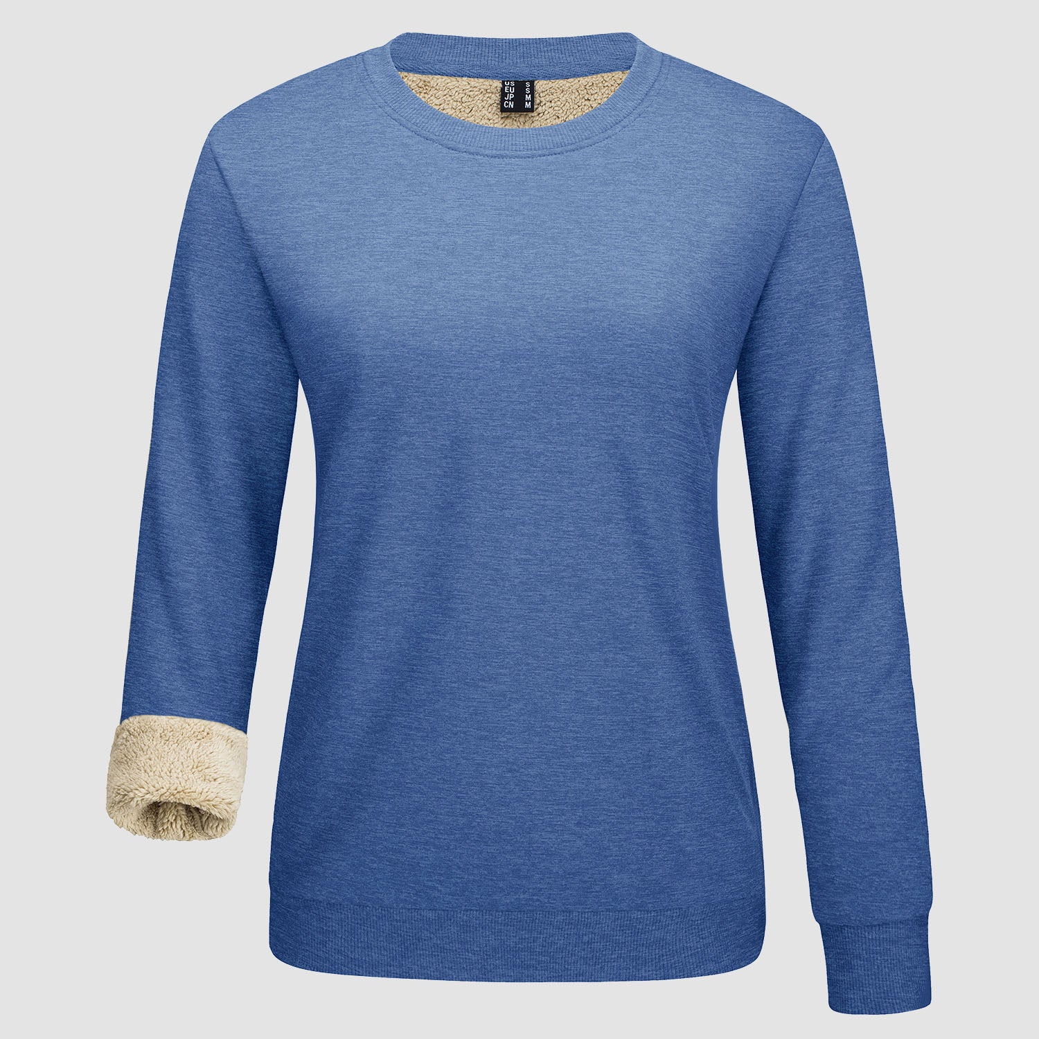 Women's Fleece Sweatshirt - Crewneck, Winter Warm & Cozy