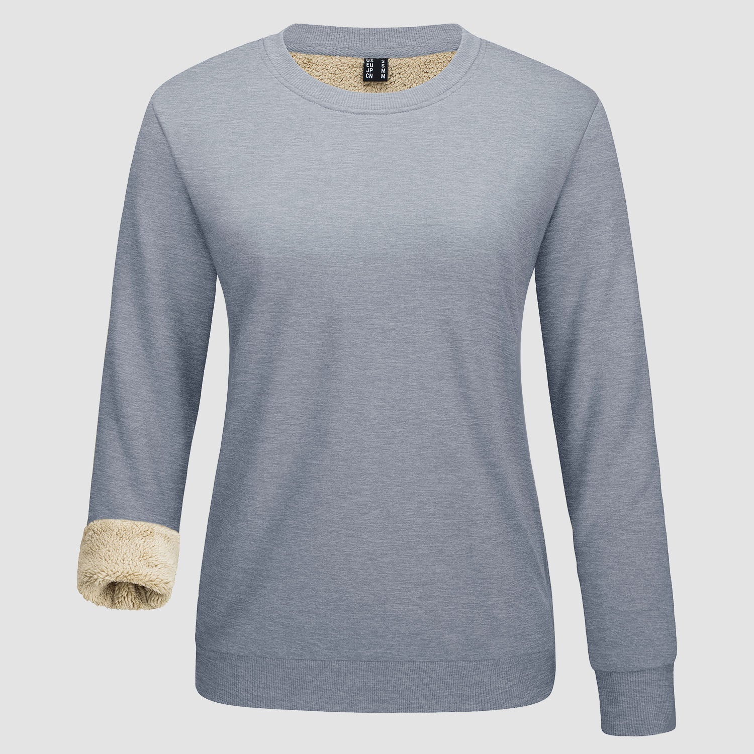 Women's Fleece Sweatshirt - Crewneck, Winter Warm & Cozy