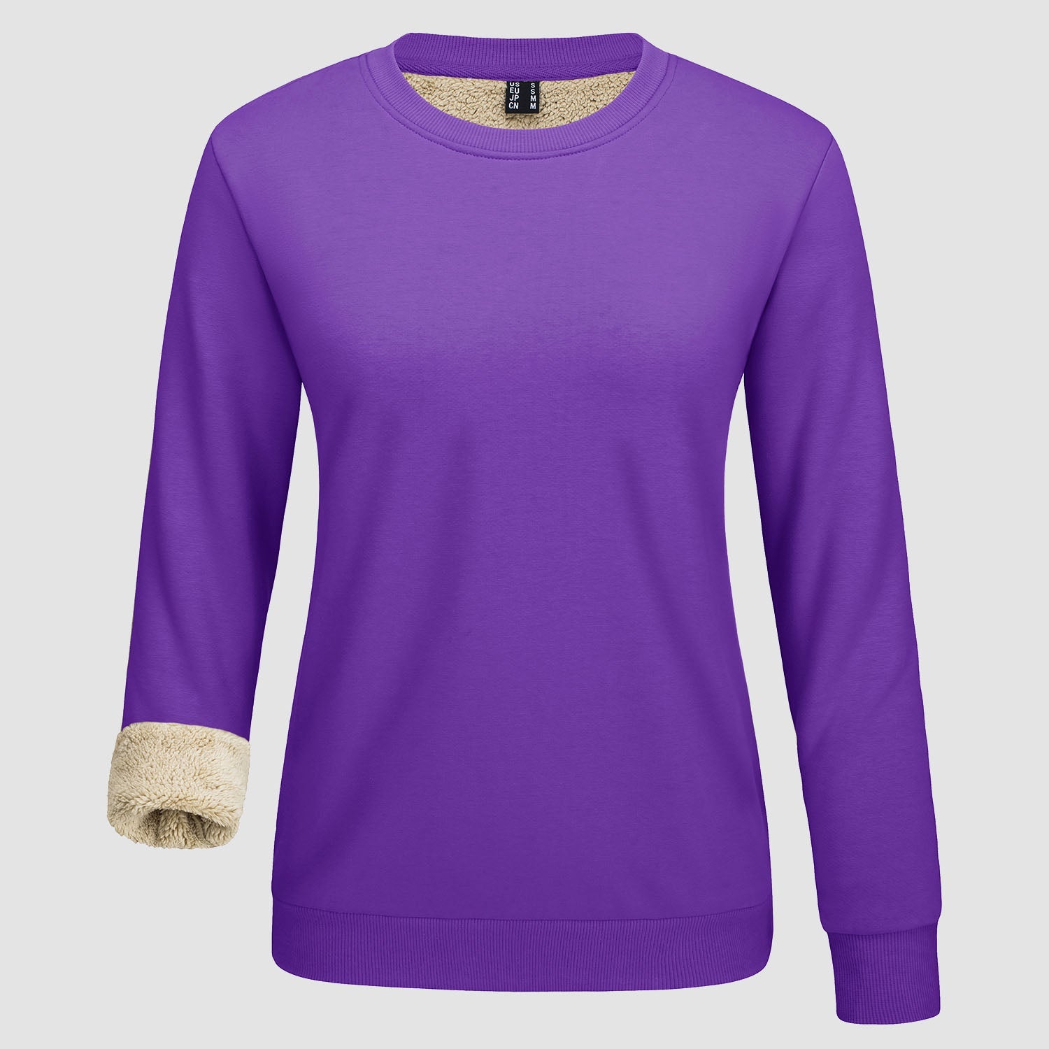 Women's Fleece Sweatshirt - Crewneck, Winter Warm & Cozy