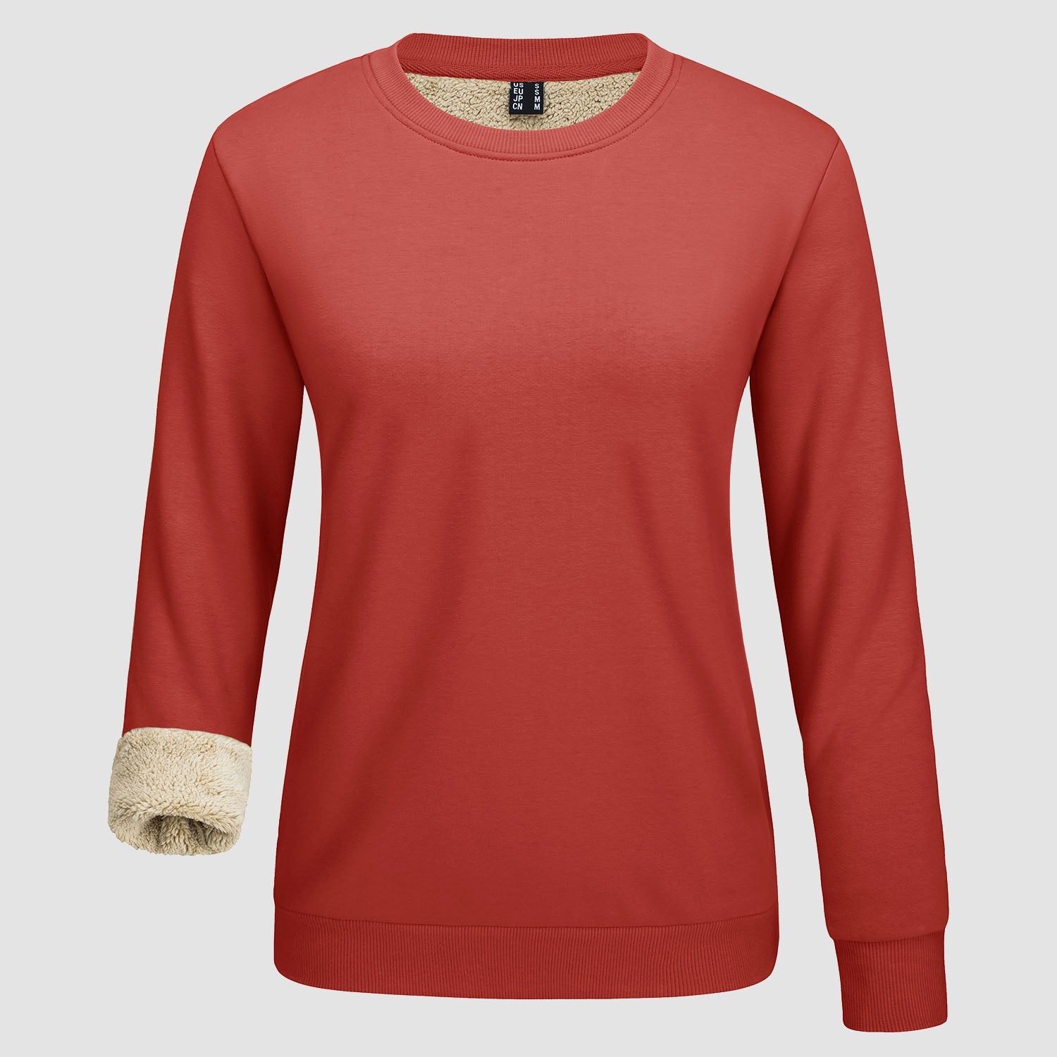 Women's Fleece Sweatshirt - Crewneck, Winter Warm & Cozy