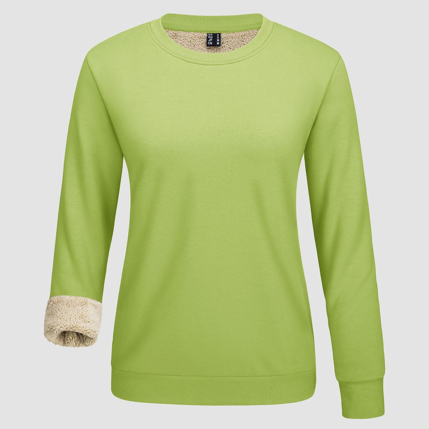 Women's Fleece Sweatshirt - Crewneck, Winter Warm & Cozy