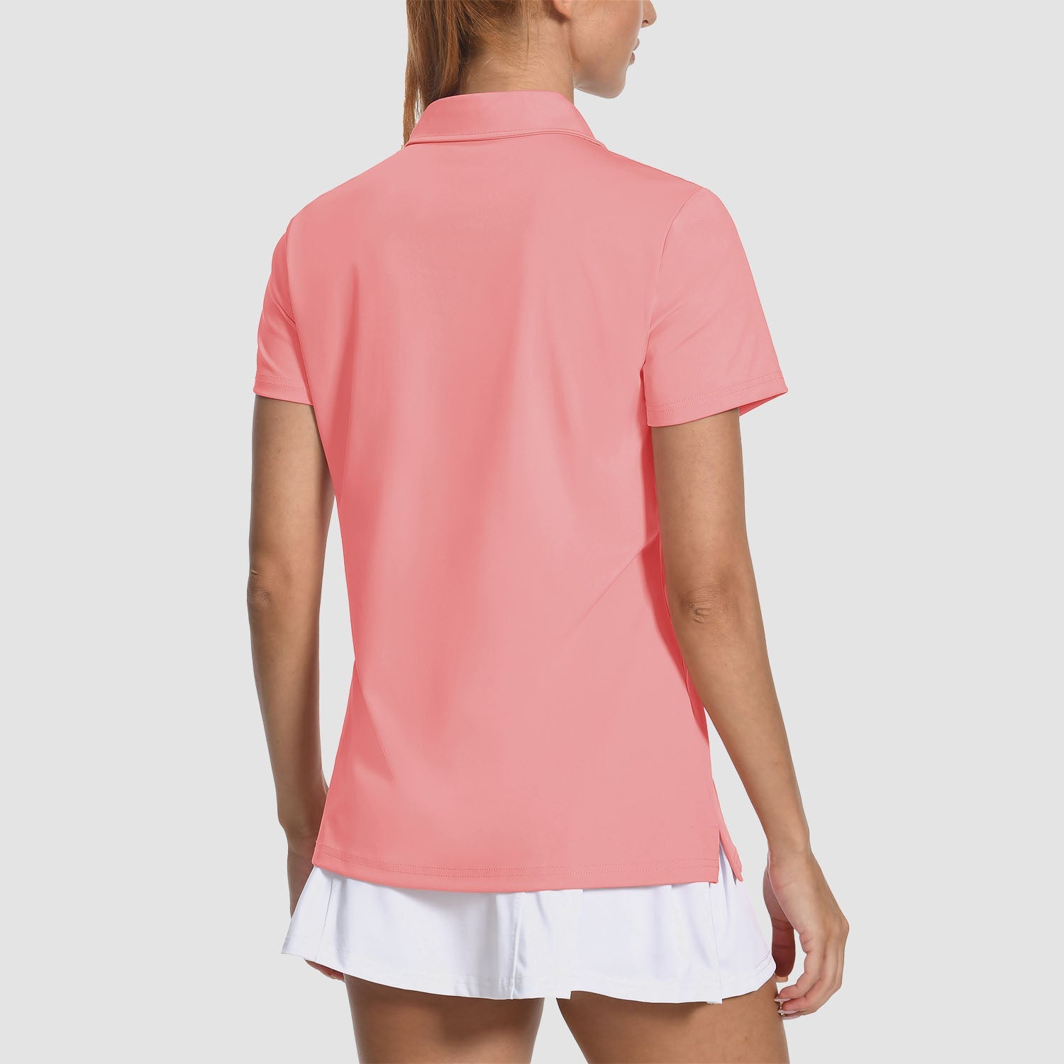 Women's V-Neck Golf Polo Shirt UPF 50+ Quick-Dry