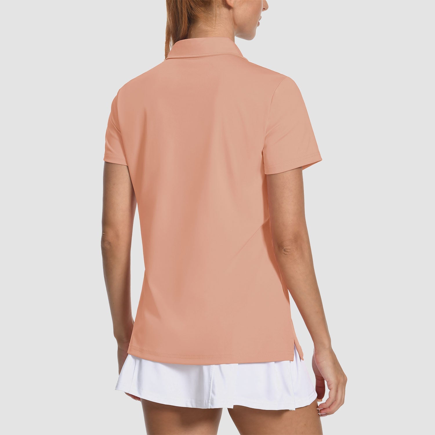 Women's V-Neck Golf Polo Shirt UPF 50+ Quick-Dry