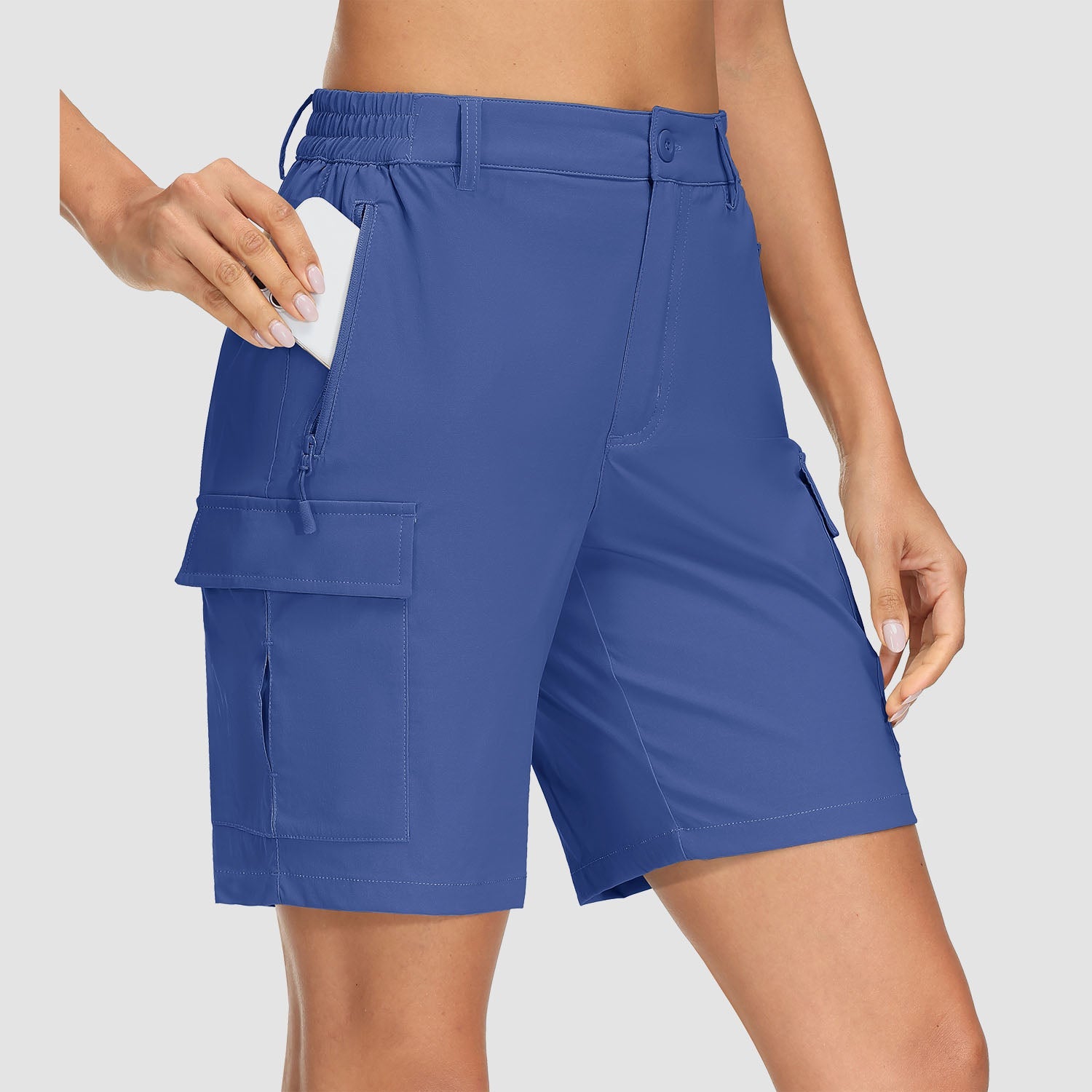 Women's Quick Dry Cargo Shorts - 5-Pocket & Ripstop