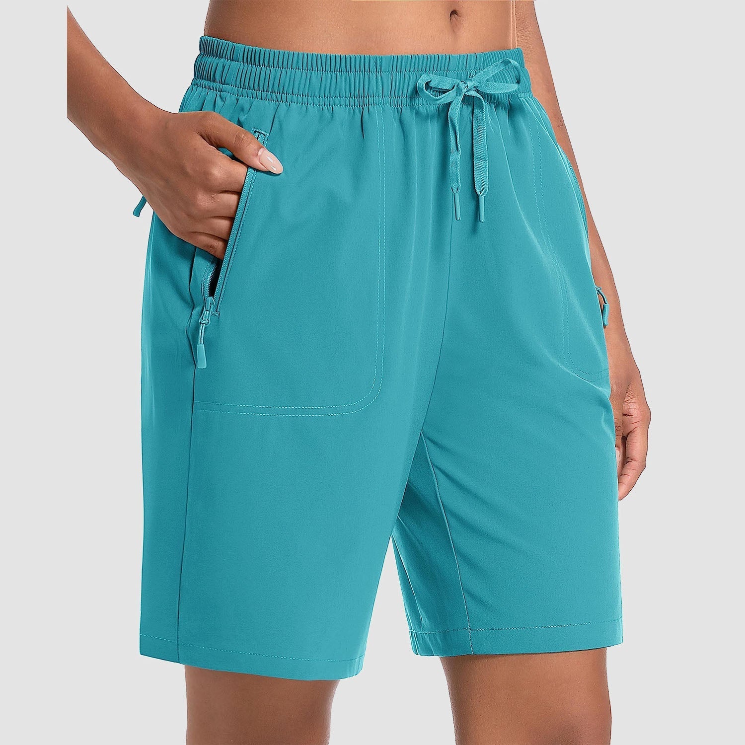 Women's Lightweight Quick-Dry Hiking Shorts with 3 Pockets