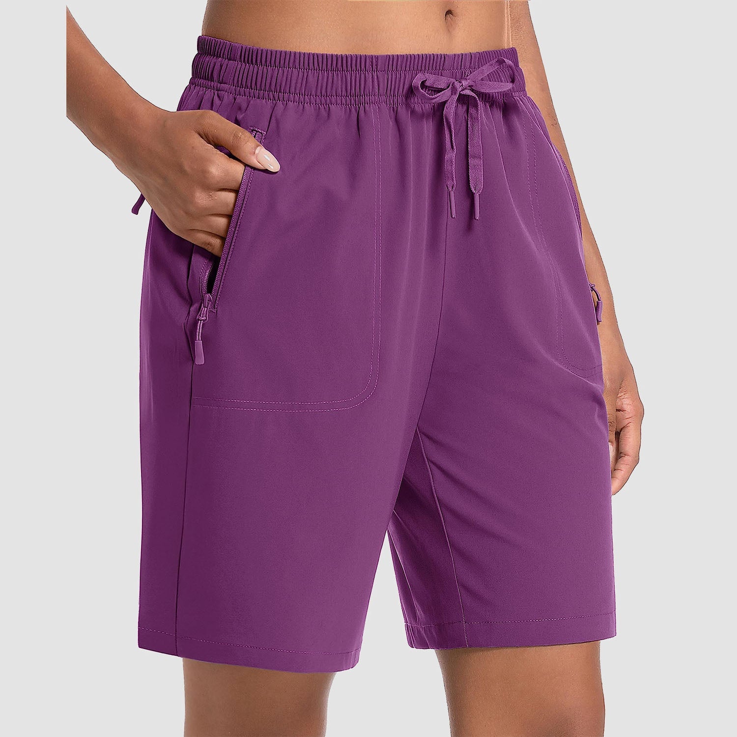 Women's Lightweight Quick-Dry Hiking Shorts with 3 Pockets