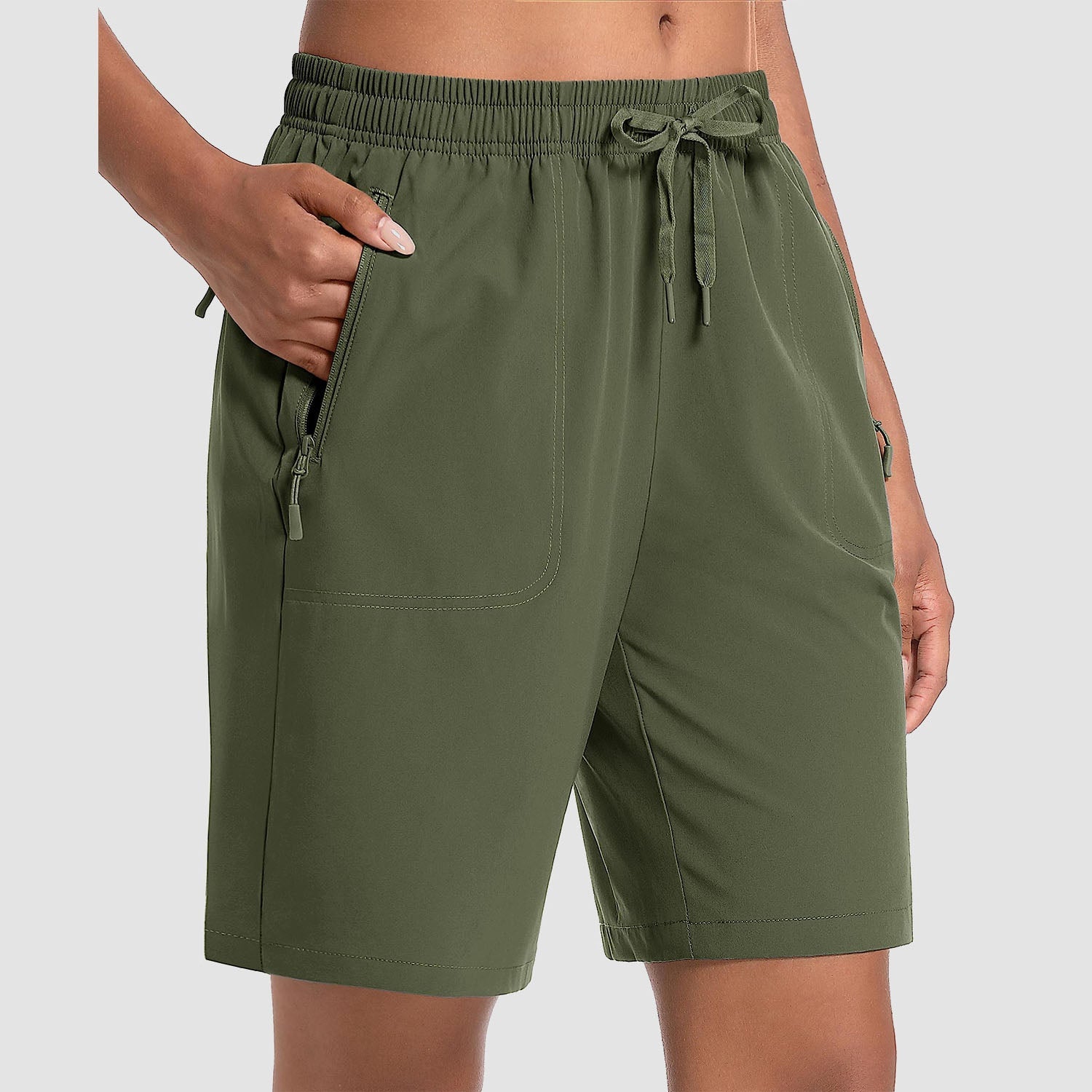 Women's Lightweight Quick-Dry Hiking Shorts with 3 Pockets