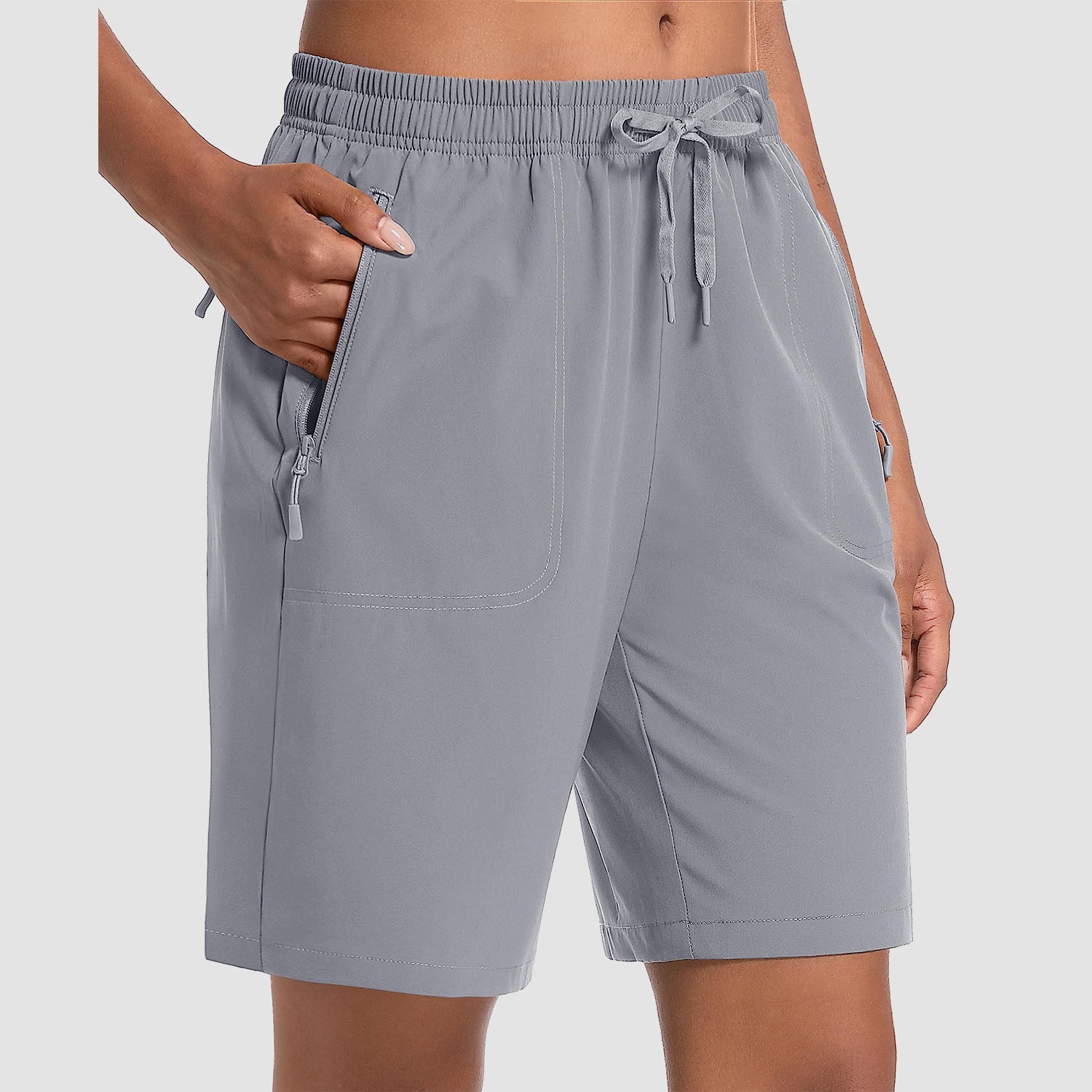 Women's Lightweight Quick-Dry Hiking Shorts with 3 Pockets