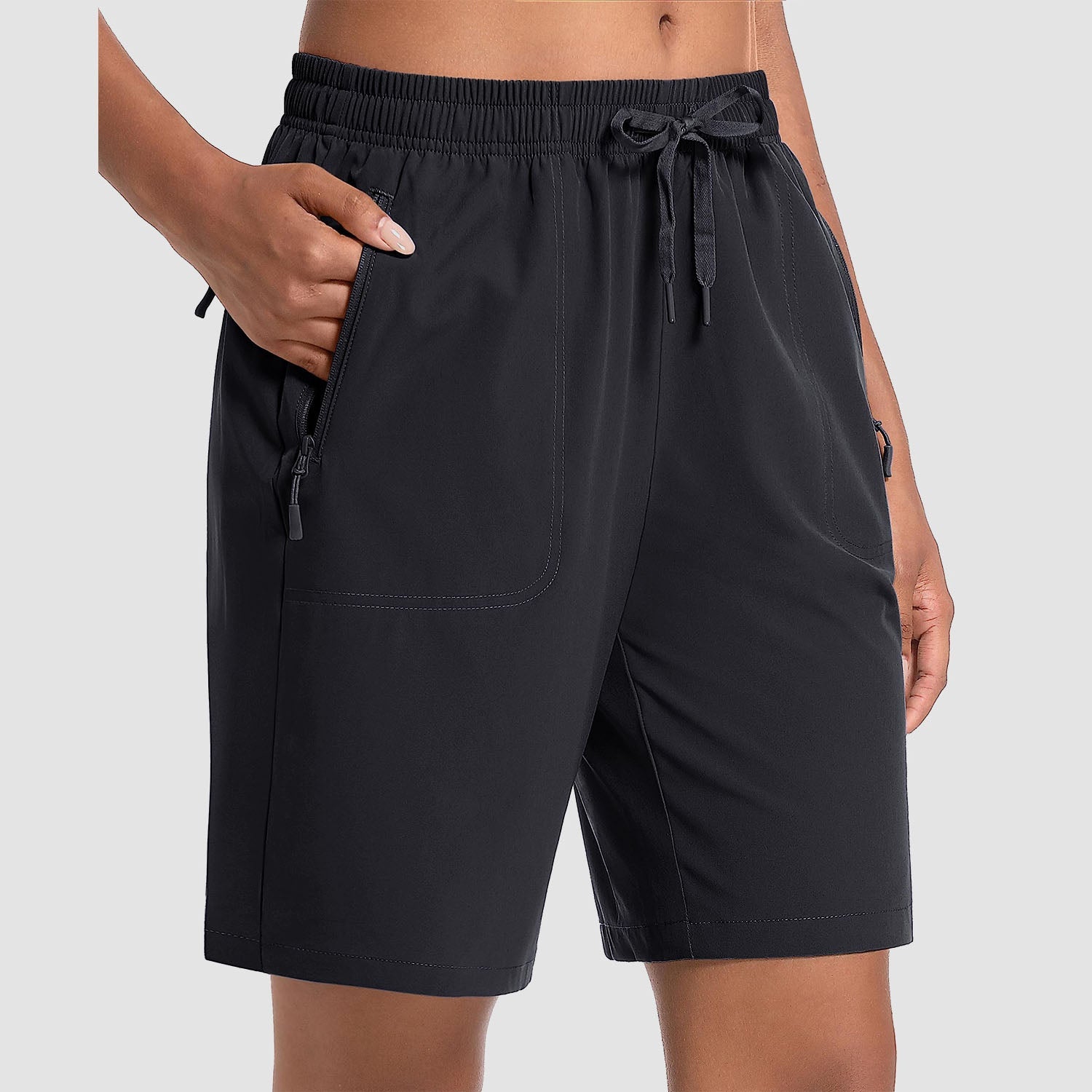 Women's Lightweight Quick-Dry Hiking Shorts with 3 Pockets
