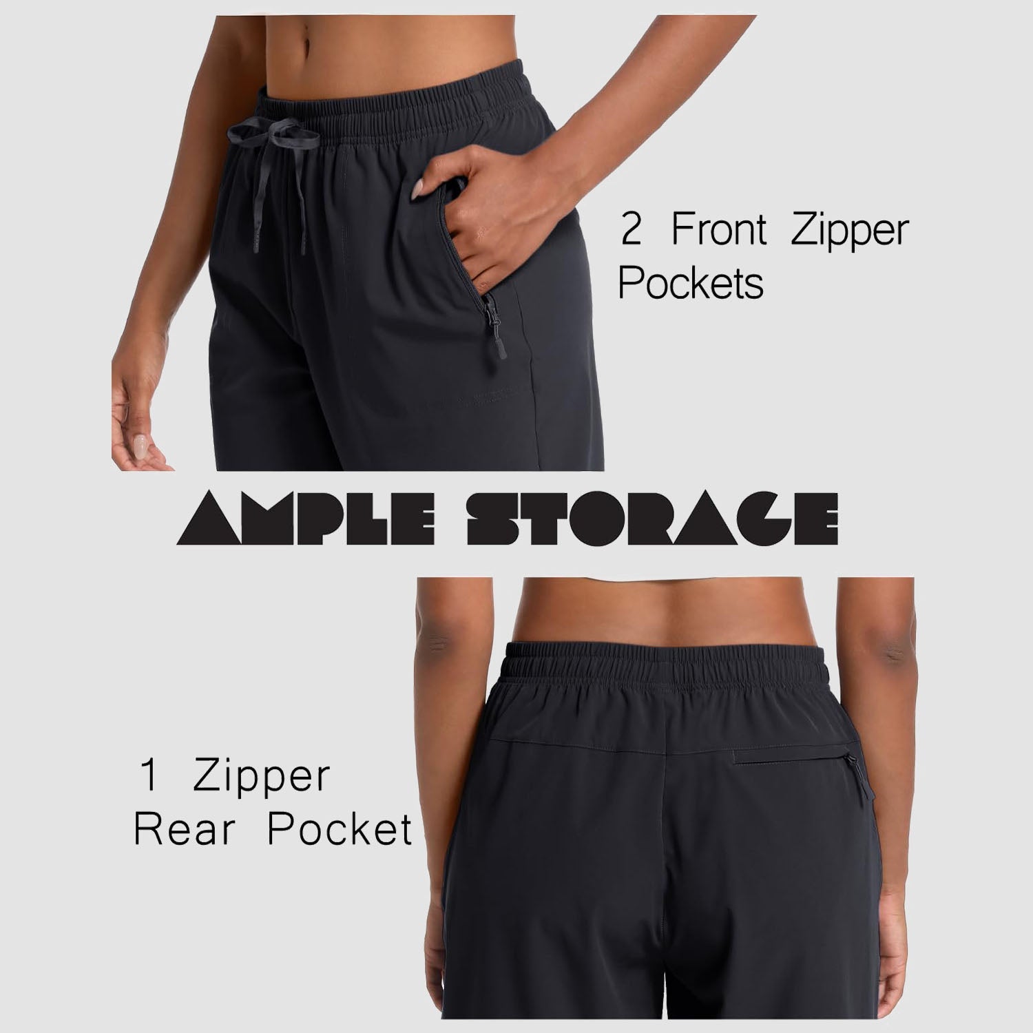 Women's Lightweight Quick-Dry Hiking Shorts with 3 Pockets