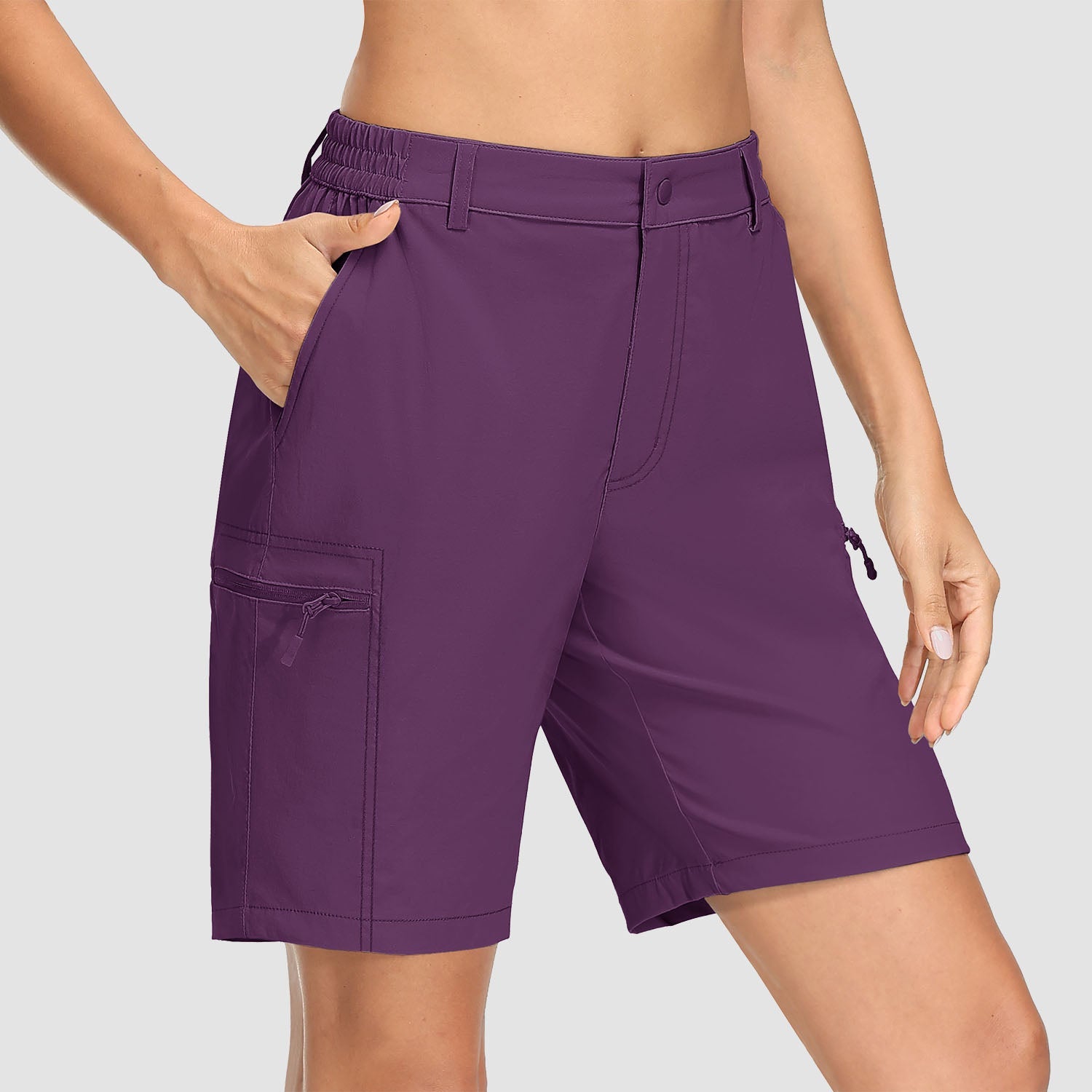 Women's Hiking Shorts - 5-Pocket Ripstop & Quick Dry