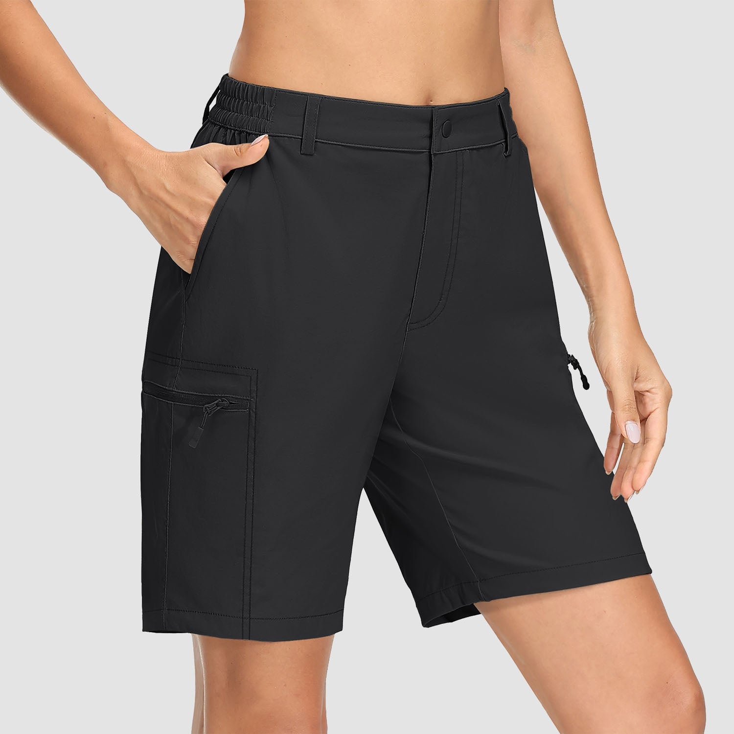 Women's Hiking Shorts - 5-Pocket Ripstop & Quick Dry