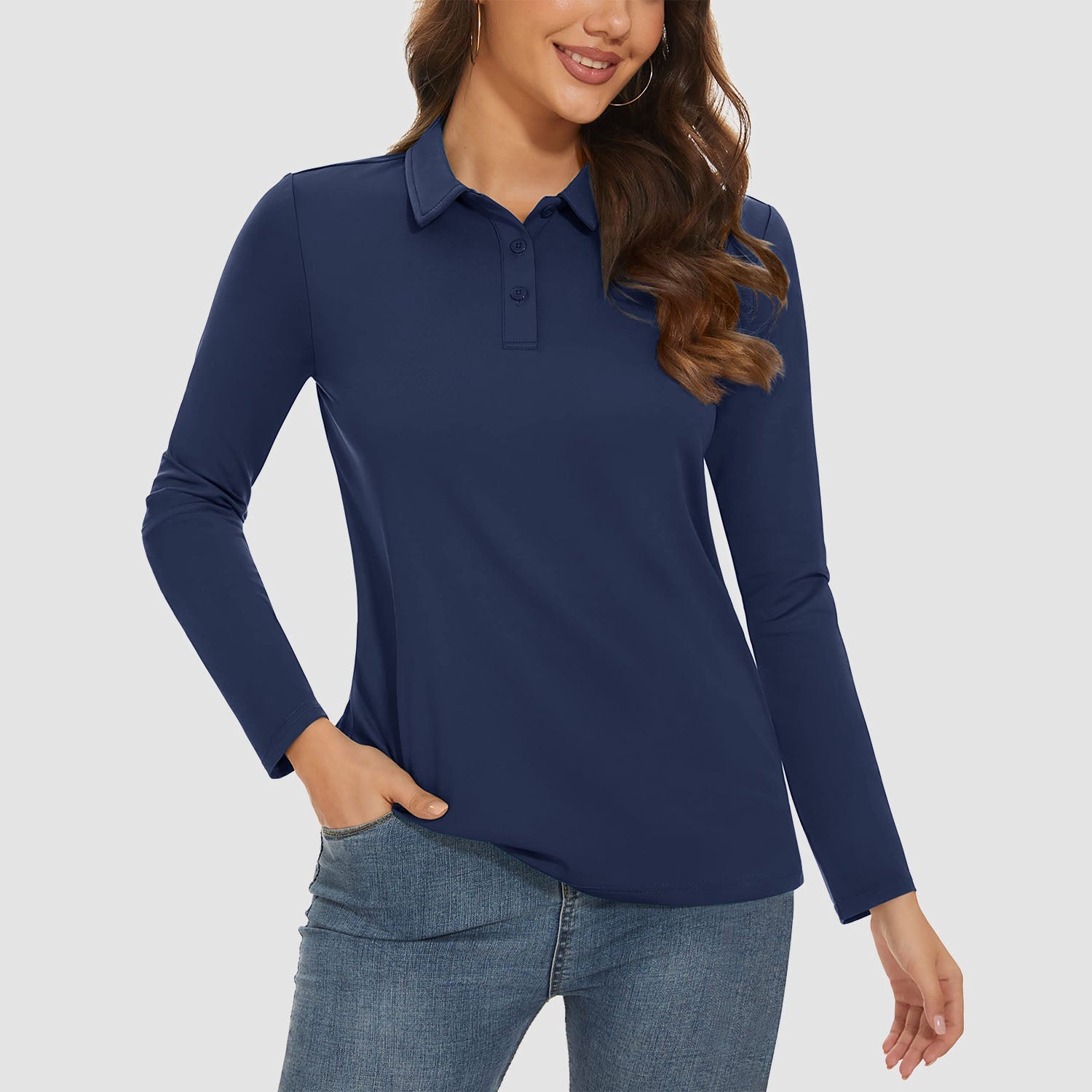 Women's UPF 50+ Long Sleeve Golf Shirts
