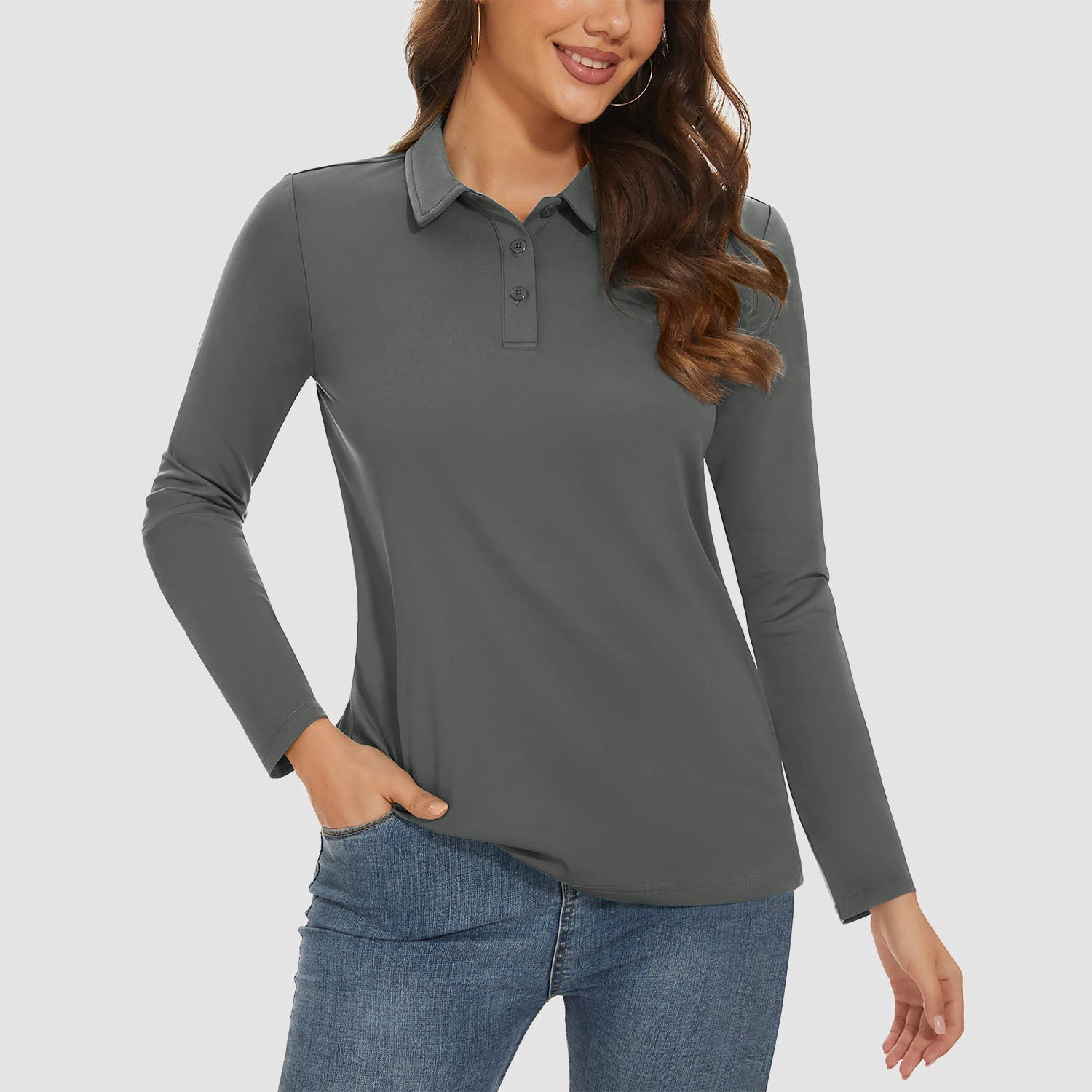 Women's UPF 50+ Long Sleeve Golf Shirts