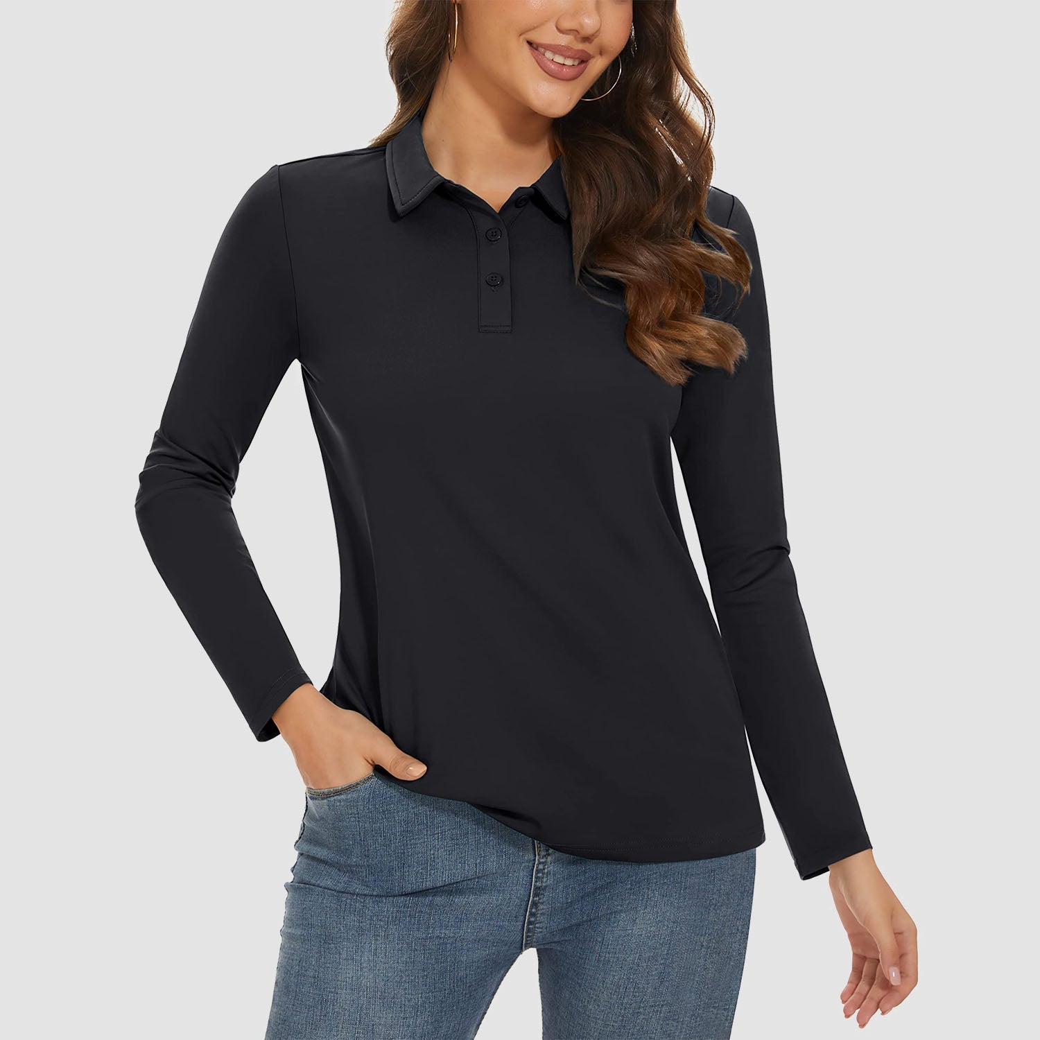 Women's UPF 50+ Long Sleeve Golf Shirts