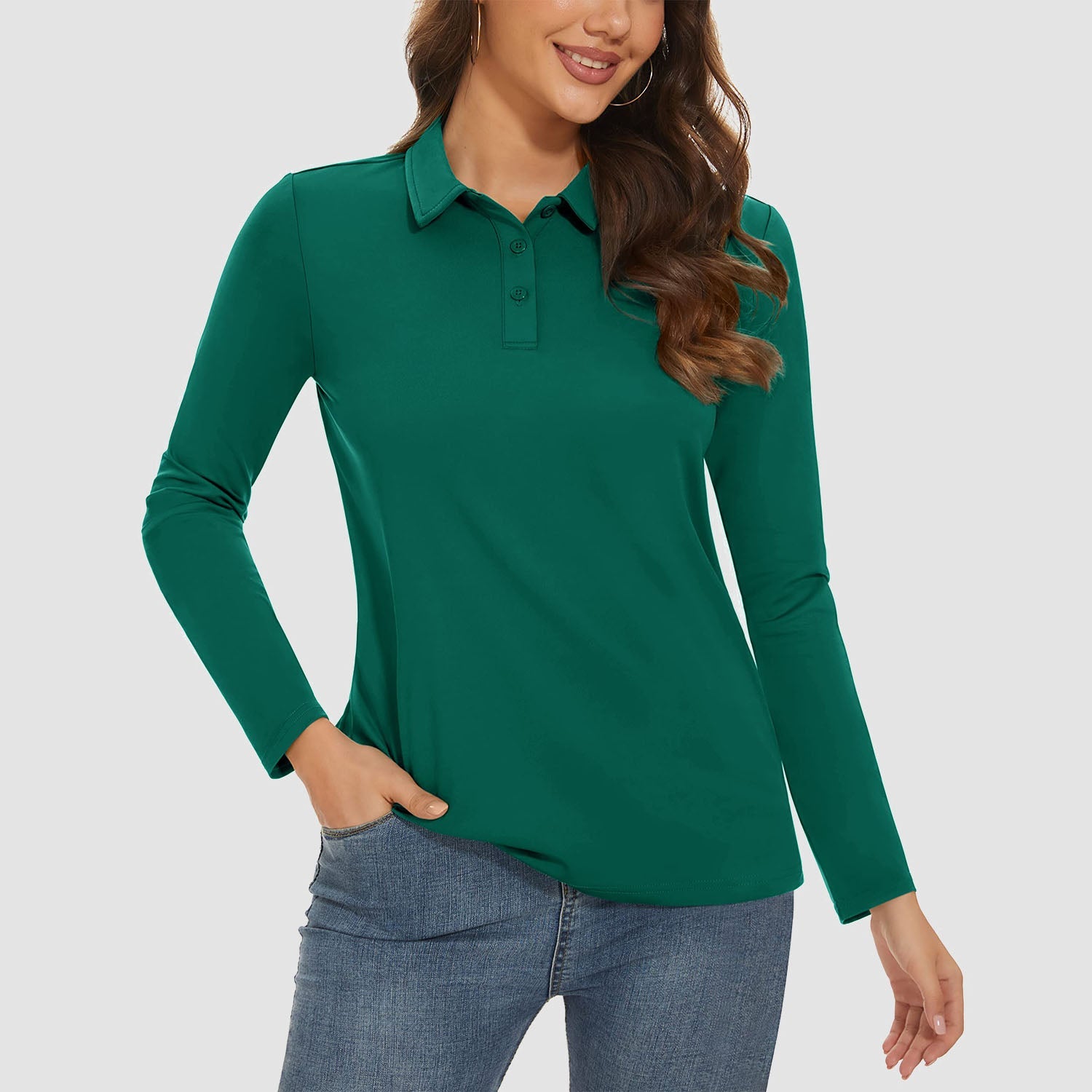 Women's UPF 50+ Long Sleeve Golf Shirts