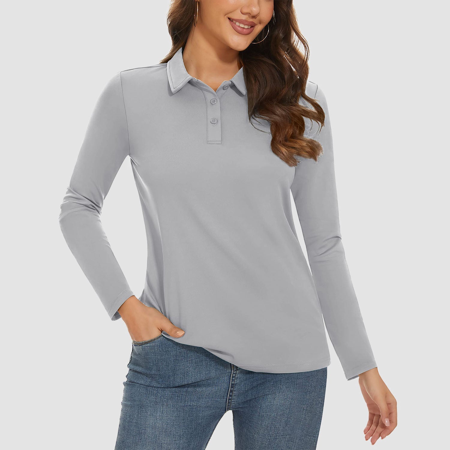 Women's UPF 50+ Long Sleeve Golf Shirts