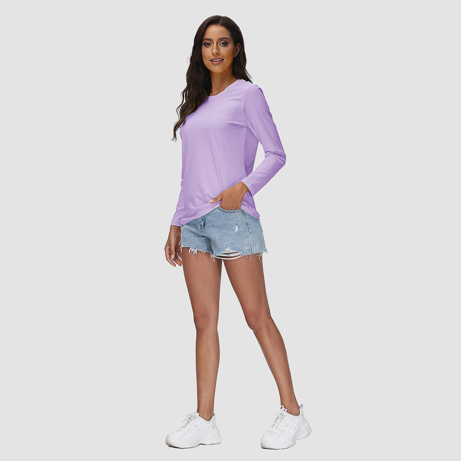 Women's UPF 80+ Long Sleeve Sun Protection Quick-Dry Shirt