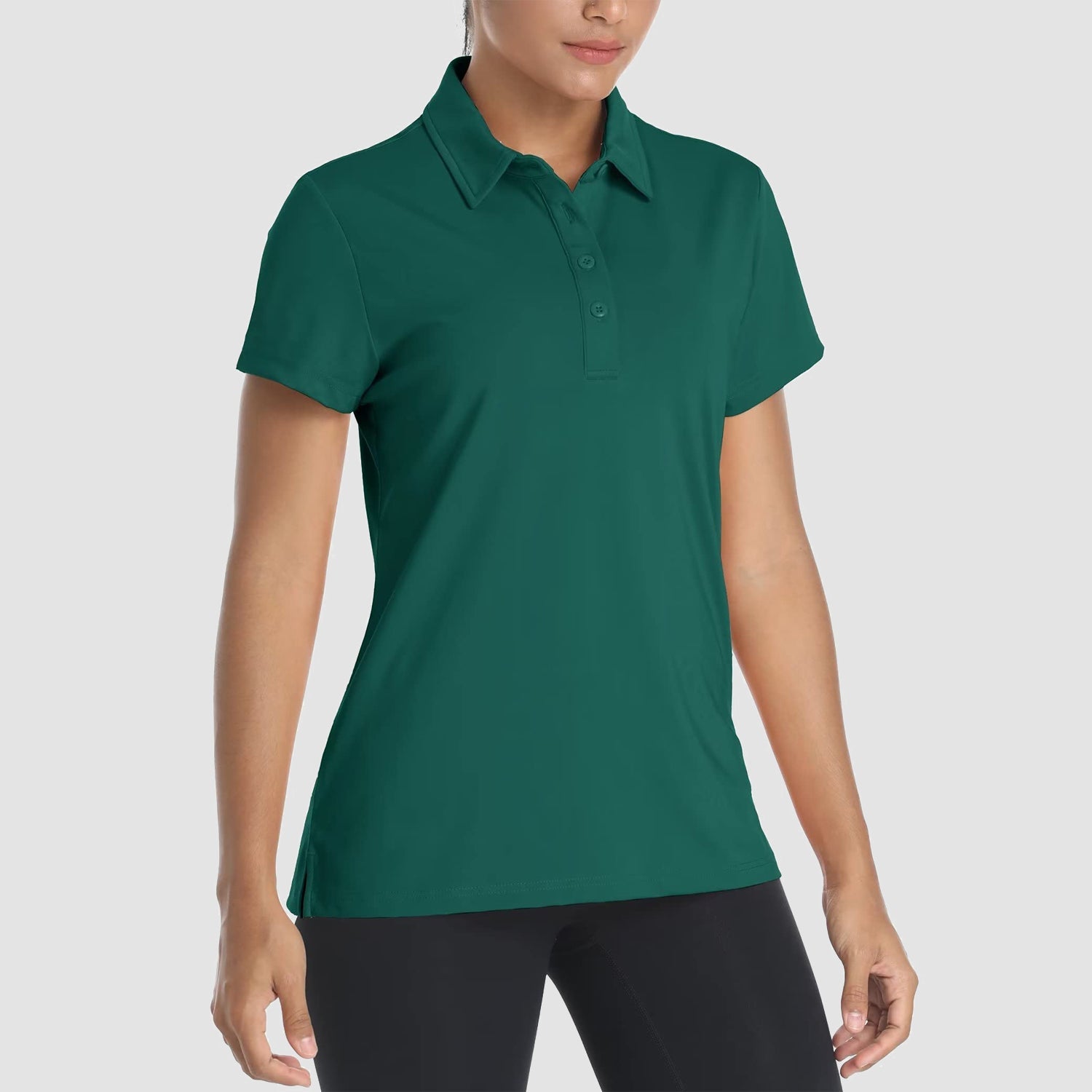 Women's Quick-Dry Polo Shirt - Casual & Golf Short Sleeve