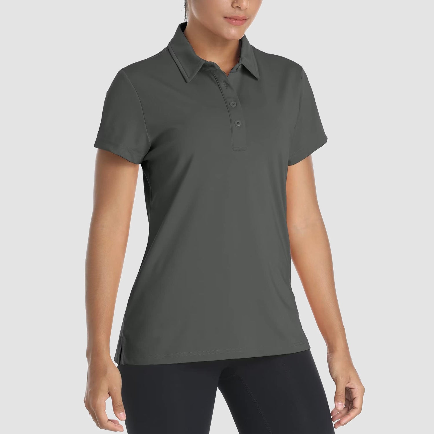 Women's Quick-Dry Polo Shirt - Casual & Golf Short Sleeve