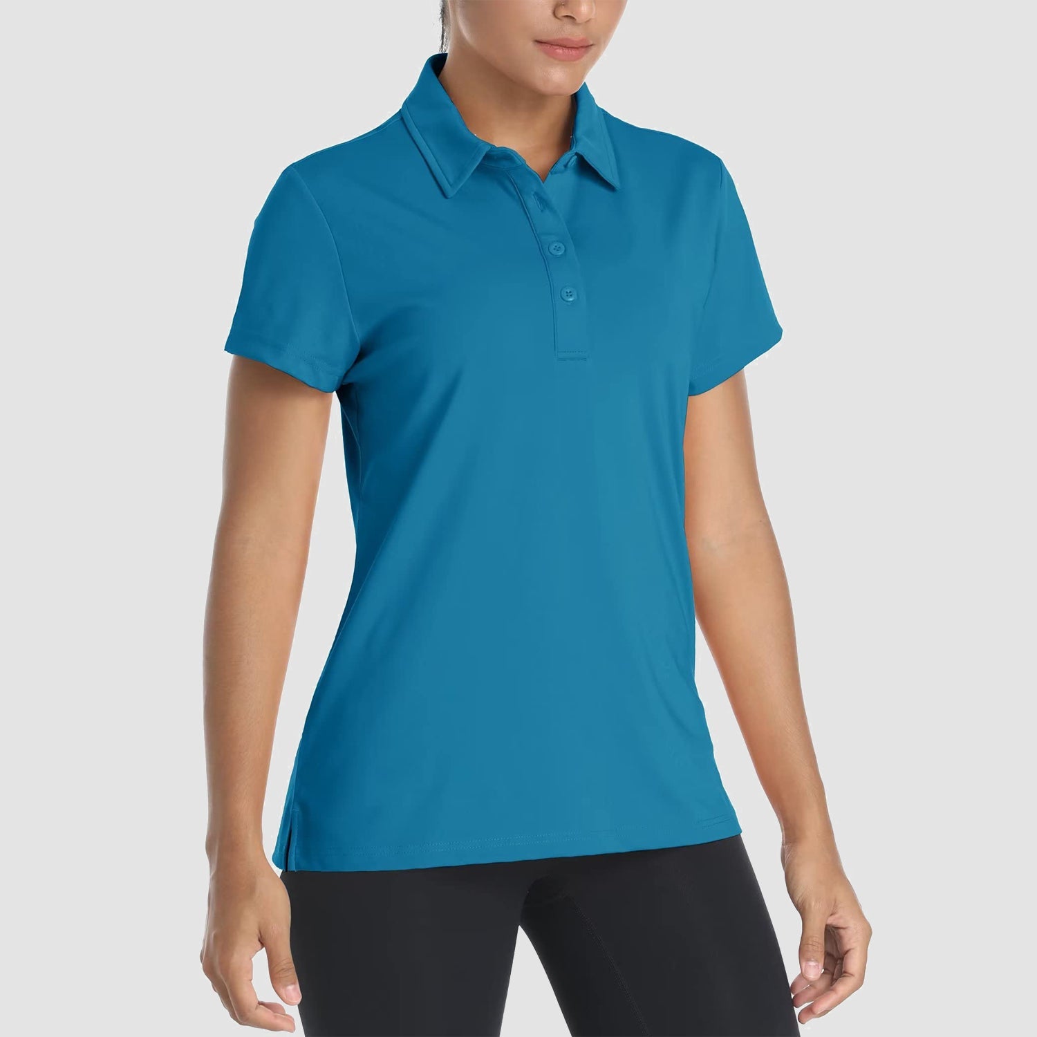 Women's Quick-Dry Polo Shirt - Casual & Golf Short Sleeve