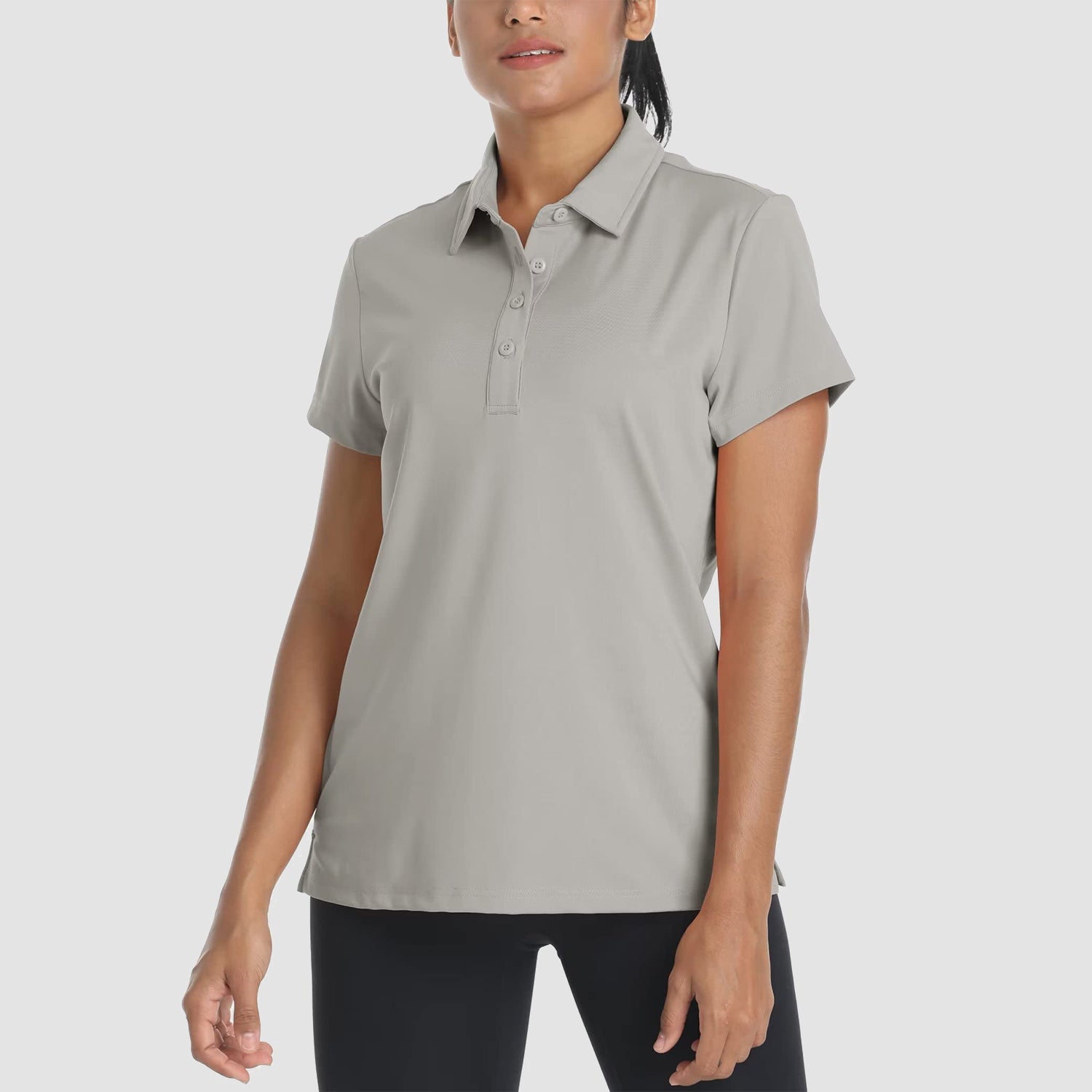 Women's Quick-Dry Polo Shirt - Casual & Golf Short Sleeve