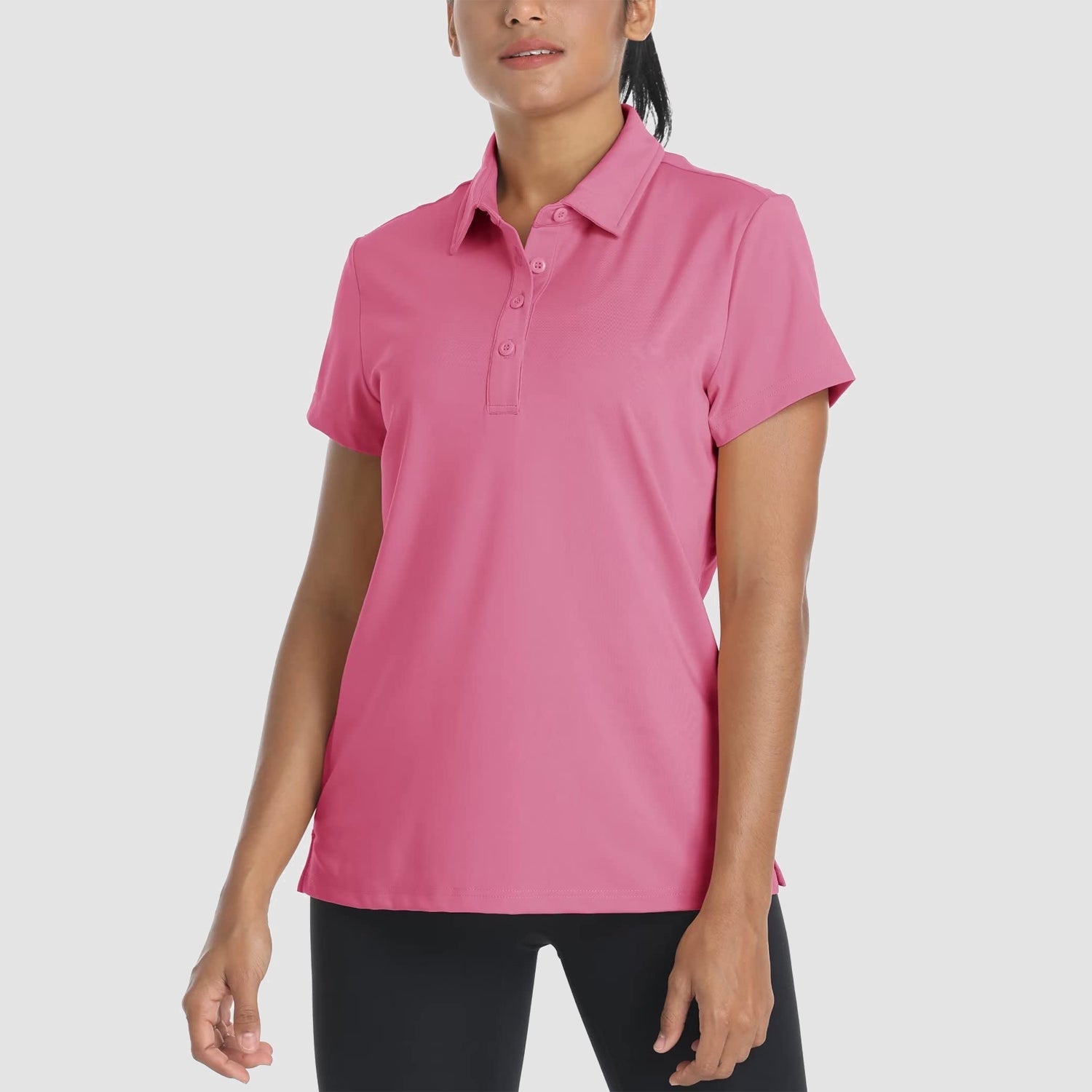 Women's Quick-Dry Polo Shirt - Casual & Golf Short Sleeve