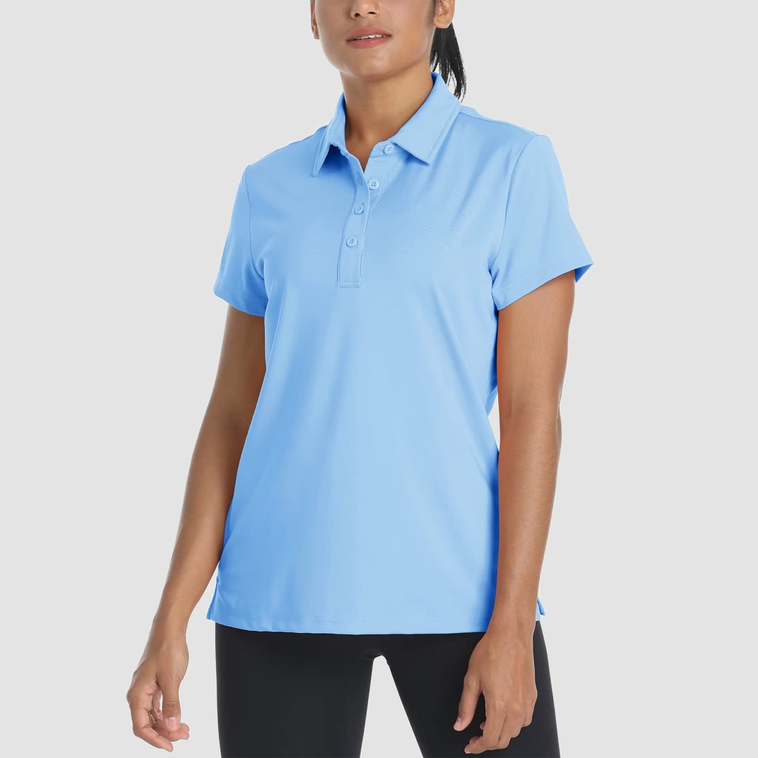 Women's Quick-Dry Polo Shirt - Casual & Golf Short Sleeve