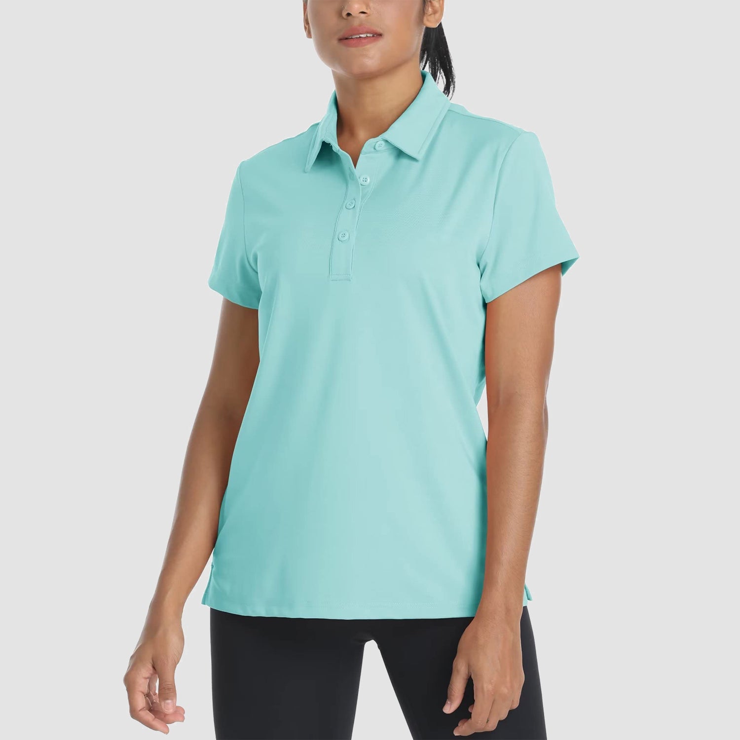 Women's Quick-Dry Polo Shirt - Casual & Golf Short Sleeve