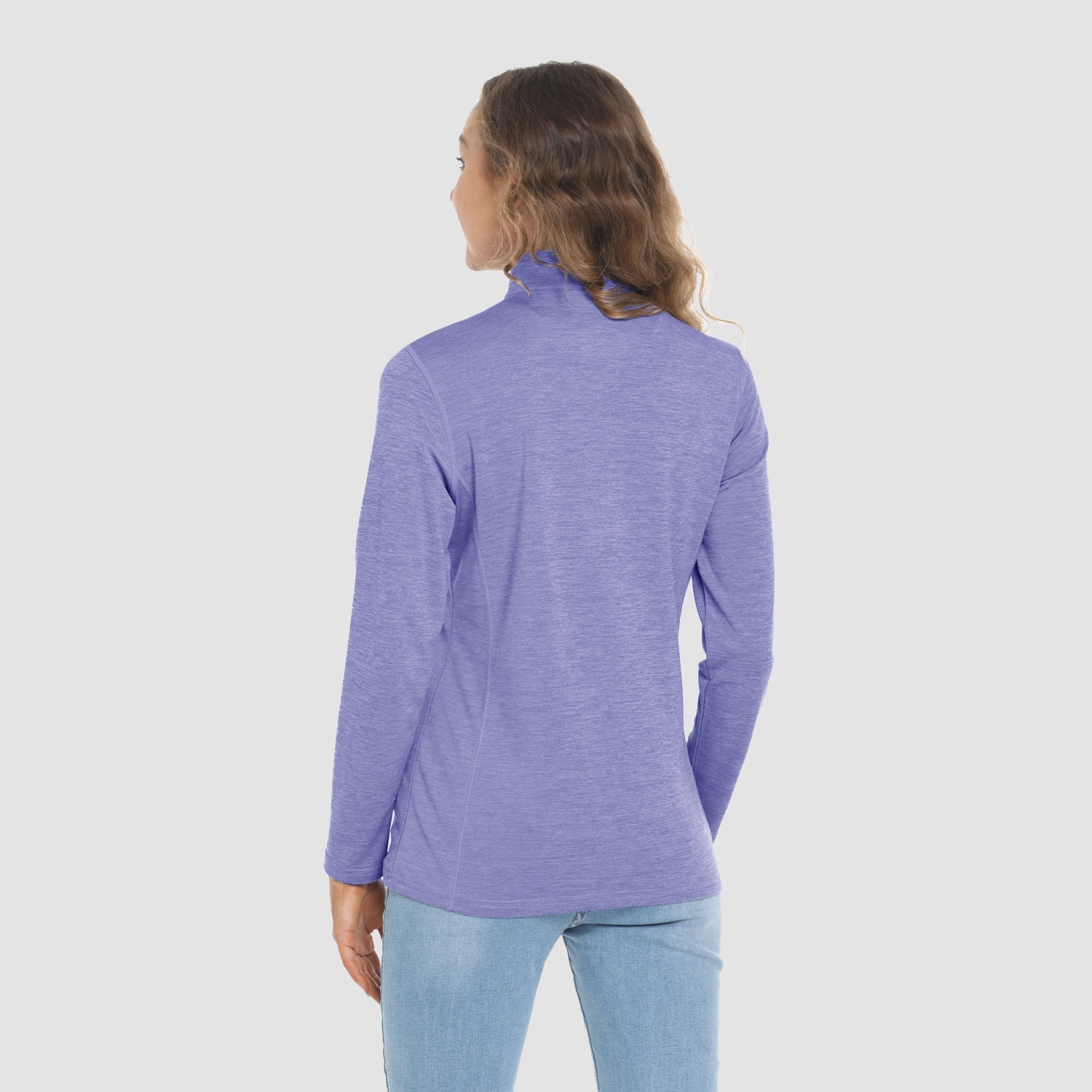 Women's Long Sleeve 1/4 Zip UPF50+ Sun Protection Shirt