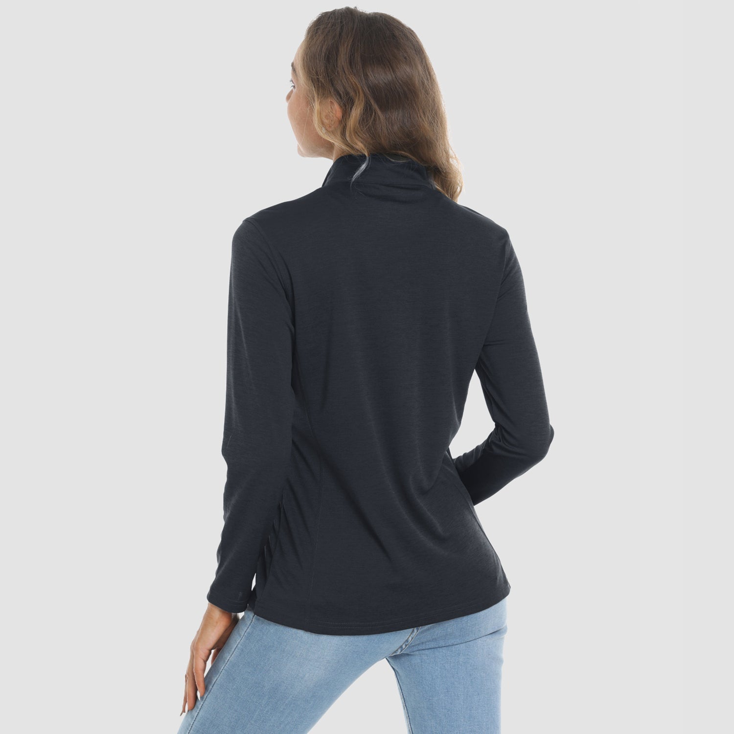 Women's Long Sleeve 1/4 Zip UPF50+ Sun Protection Shirt