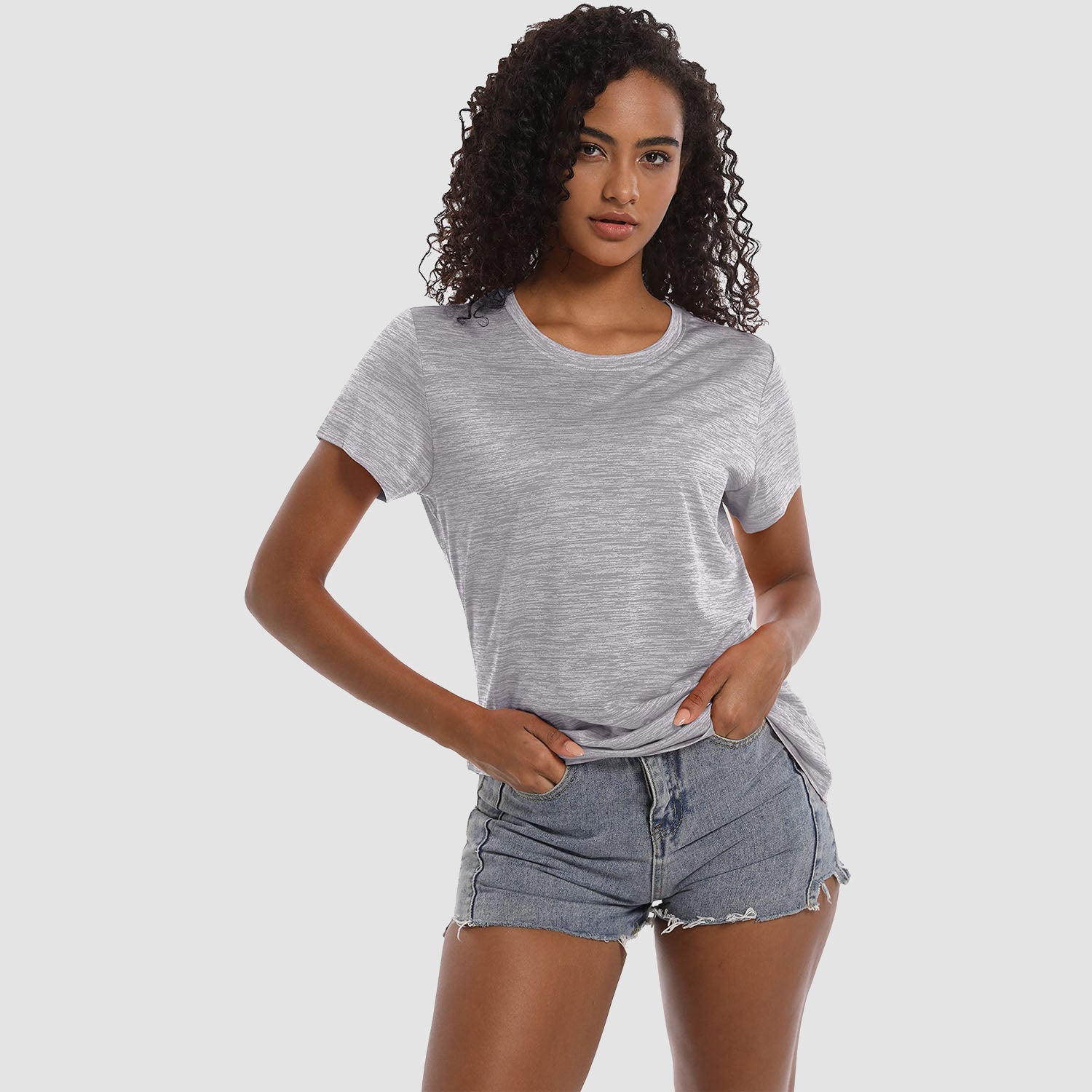 Women's Lightweight Short Sleeve Workout T-Shirt
